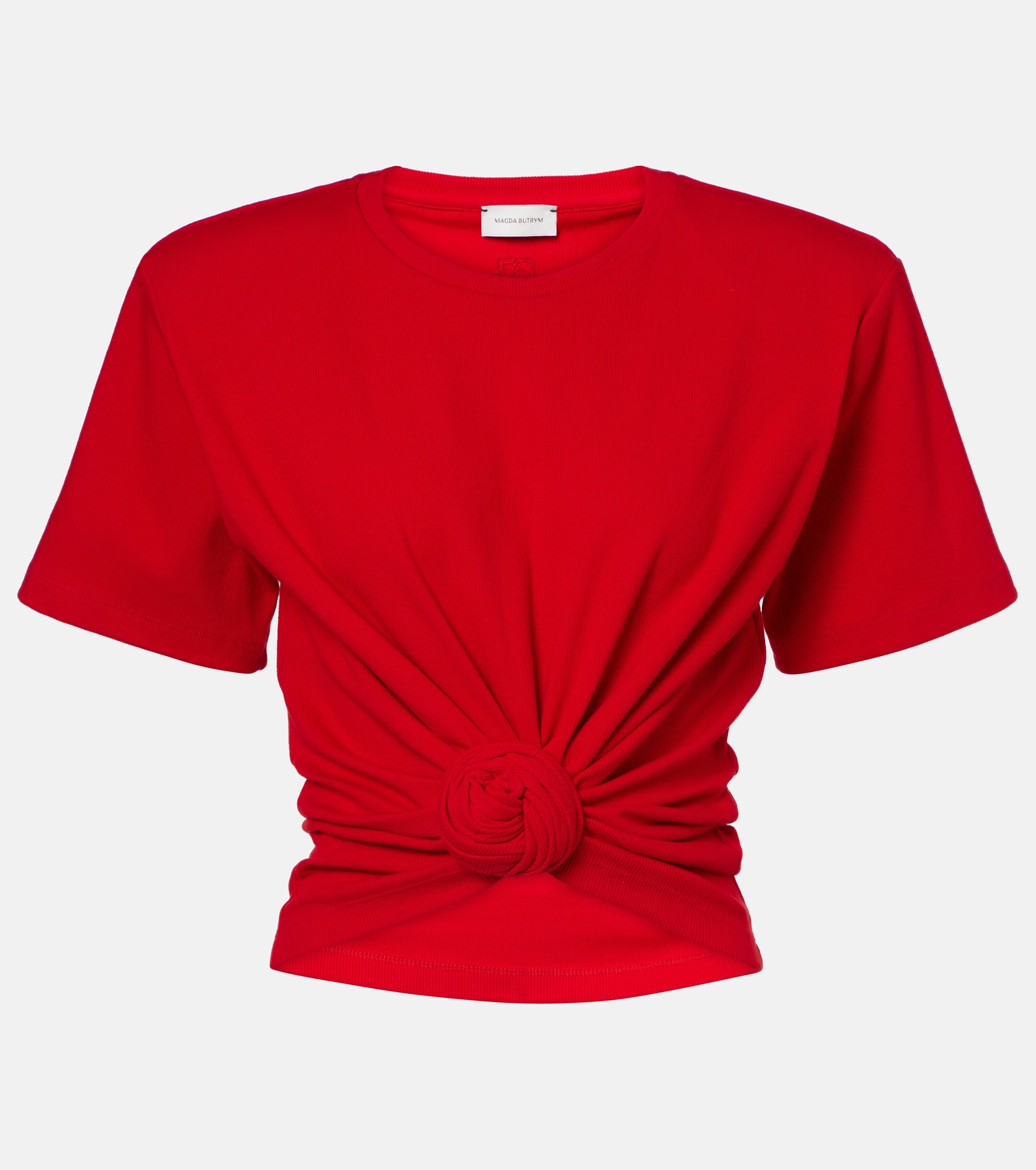 NO:434062,magda knotted threaded t-shirt!  Cotton New Color SML,,tees,t-shirt,alexander wang19860909magda 打结纽花螺纹T恤！棉 新色 SML,,tees，t-shirt,alexander wang,Women's clothing