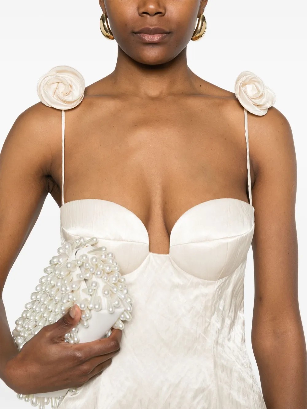 ❤️magda 花朵吊带连衣裙！100％醋酸 两色 SML