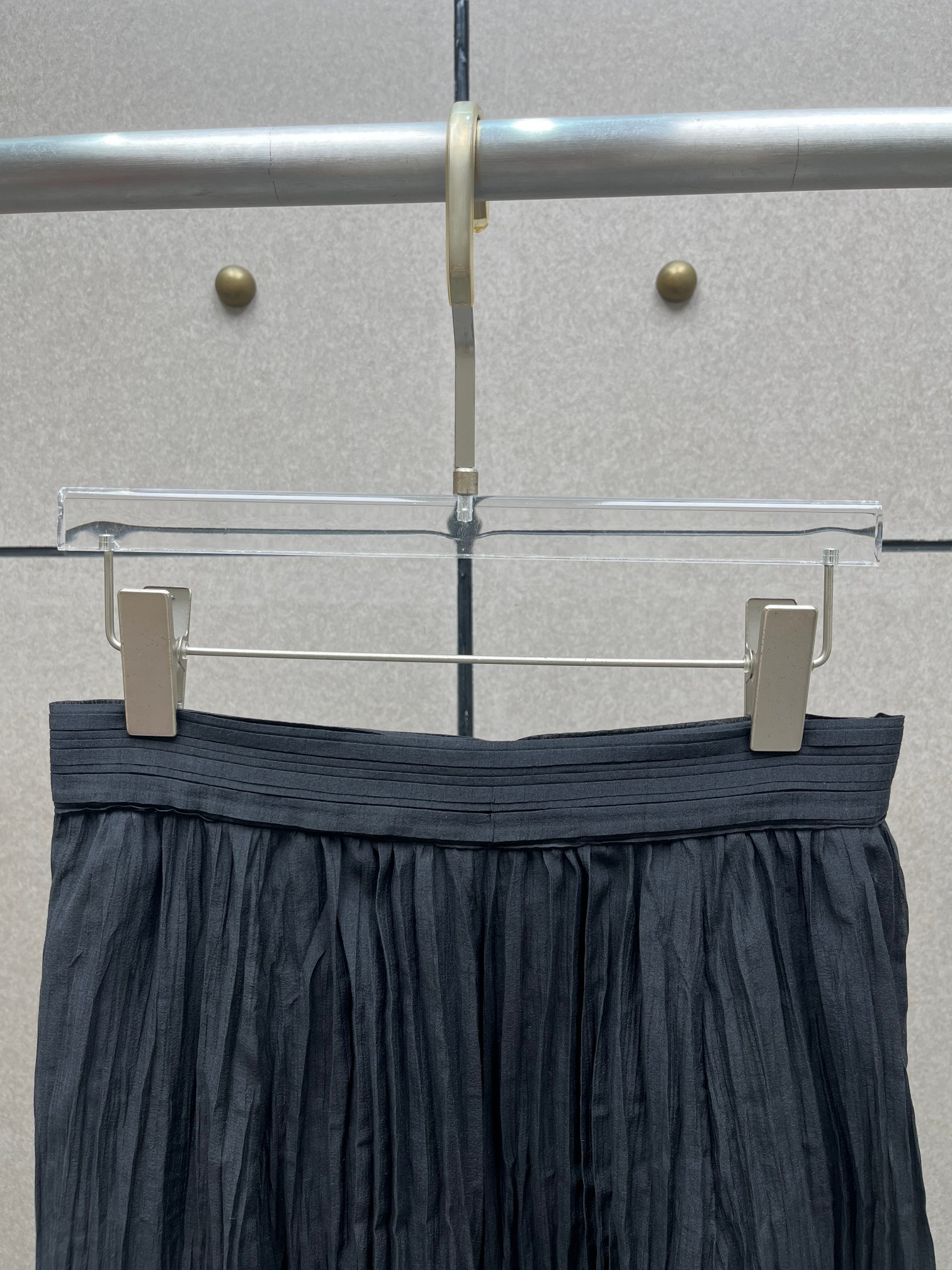 ❤️tote 压褶长半裙！棉 三色 SML