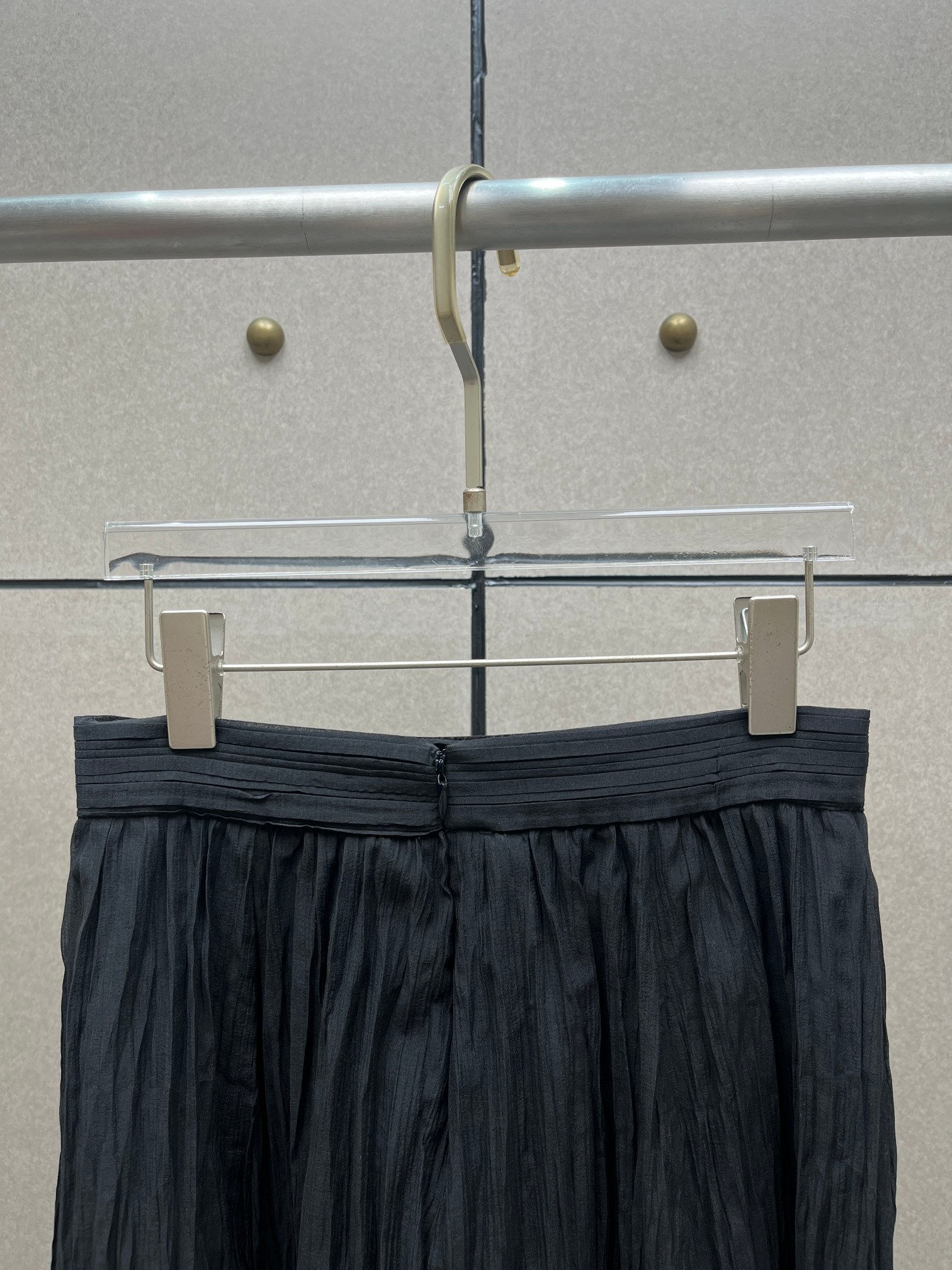 ❤️tote 压褶长半裙！棉 三色 SML