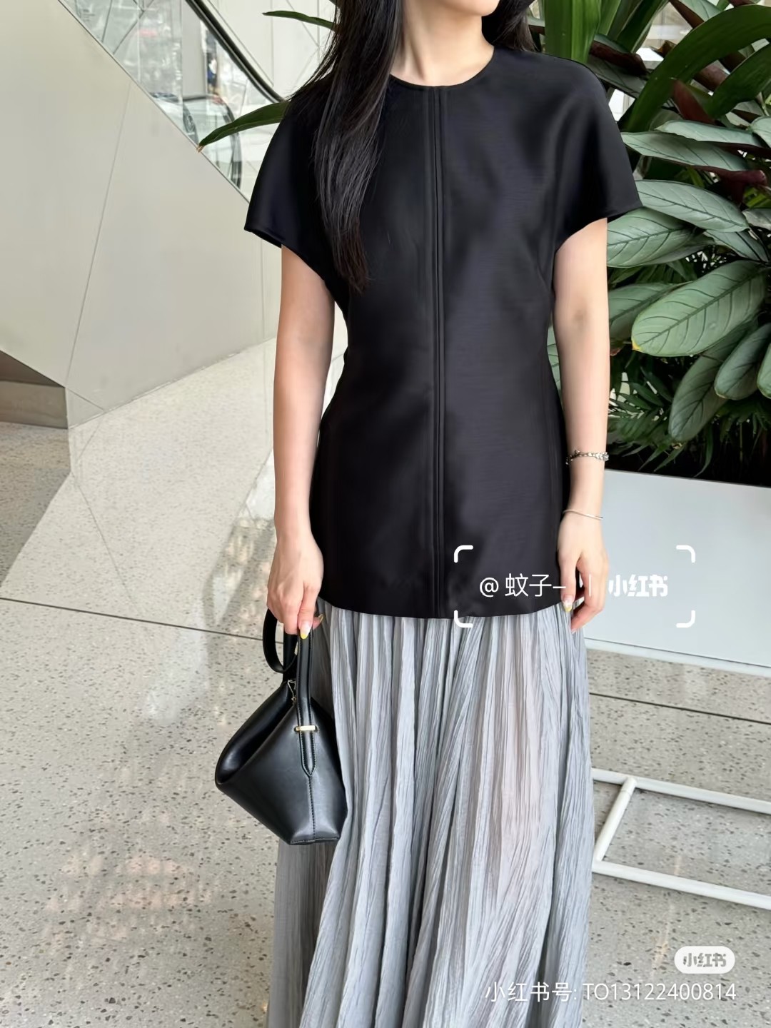 ❤️tote 压褶长半裙！棉 三色 SML