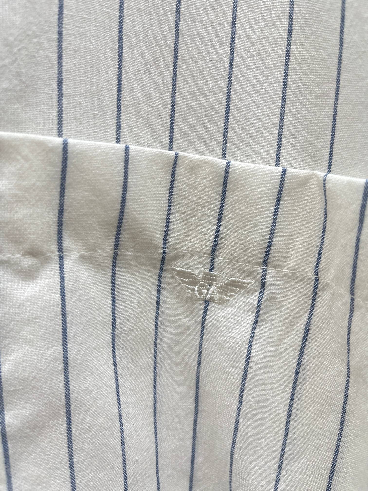 ❤️洗水棉条纹衬衫！棉 SML 
