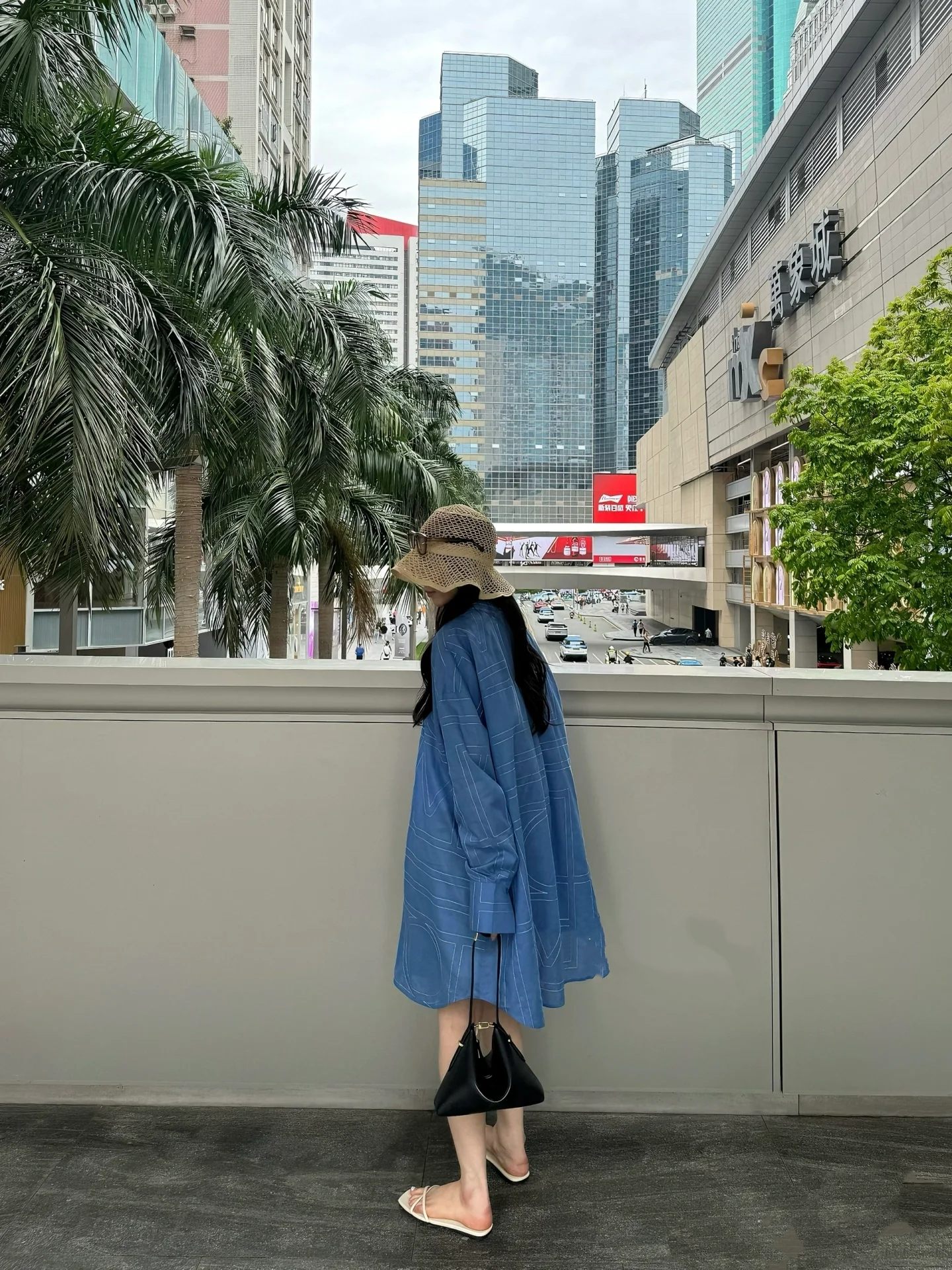 ❤️tote 刺绣蚕丝混纺连衣裙！桑蚕丝棉混纺 定制染色 SML 