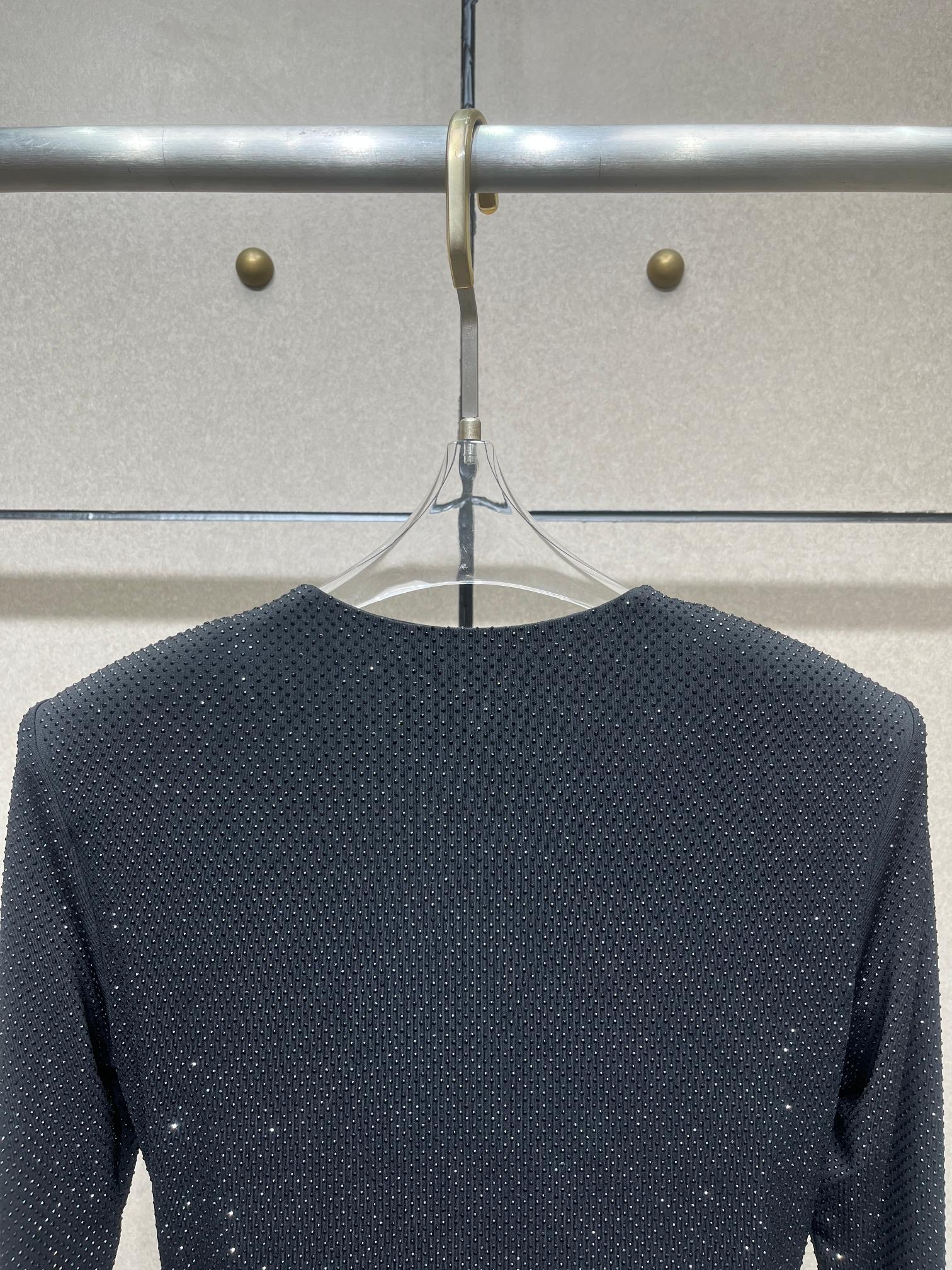 ❤️收褶烫钻礼服连衣裙！SML