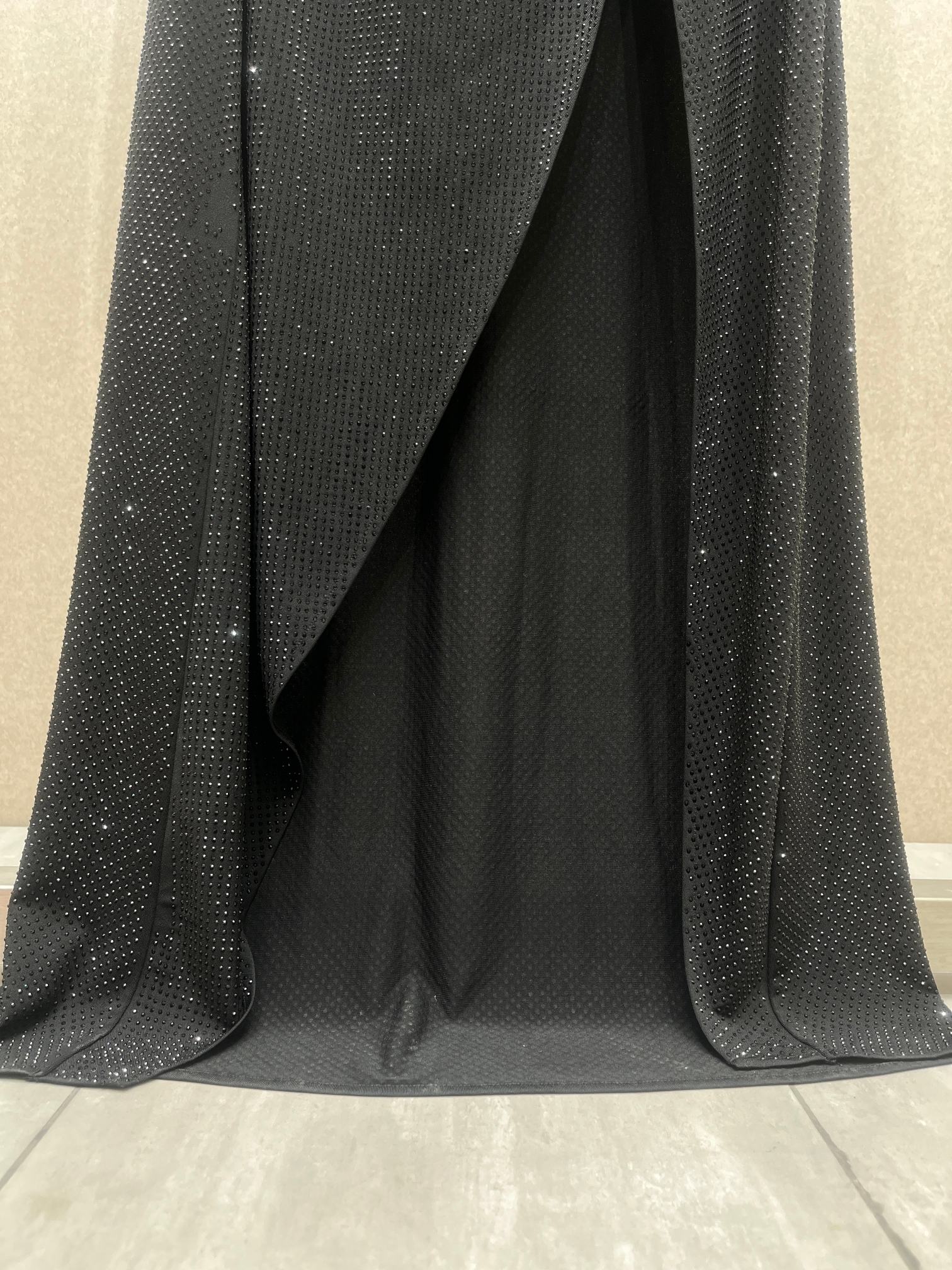 ❤️收褶烫钻礼服连衣裙！SML