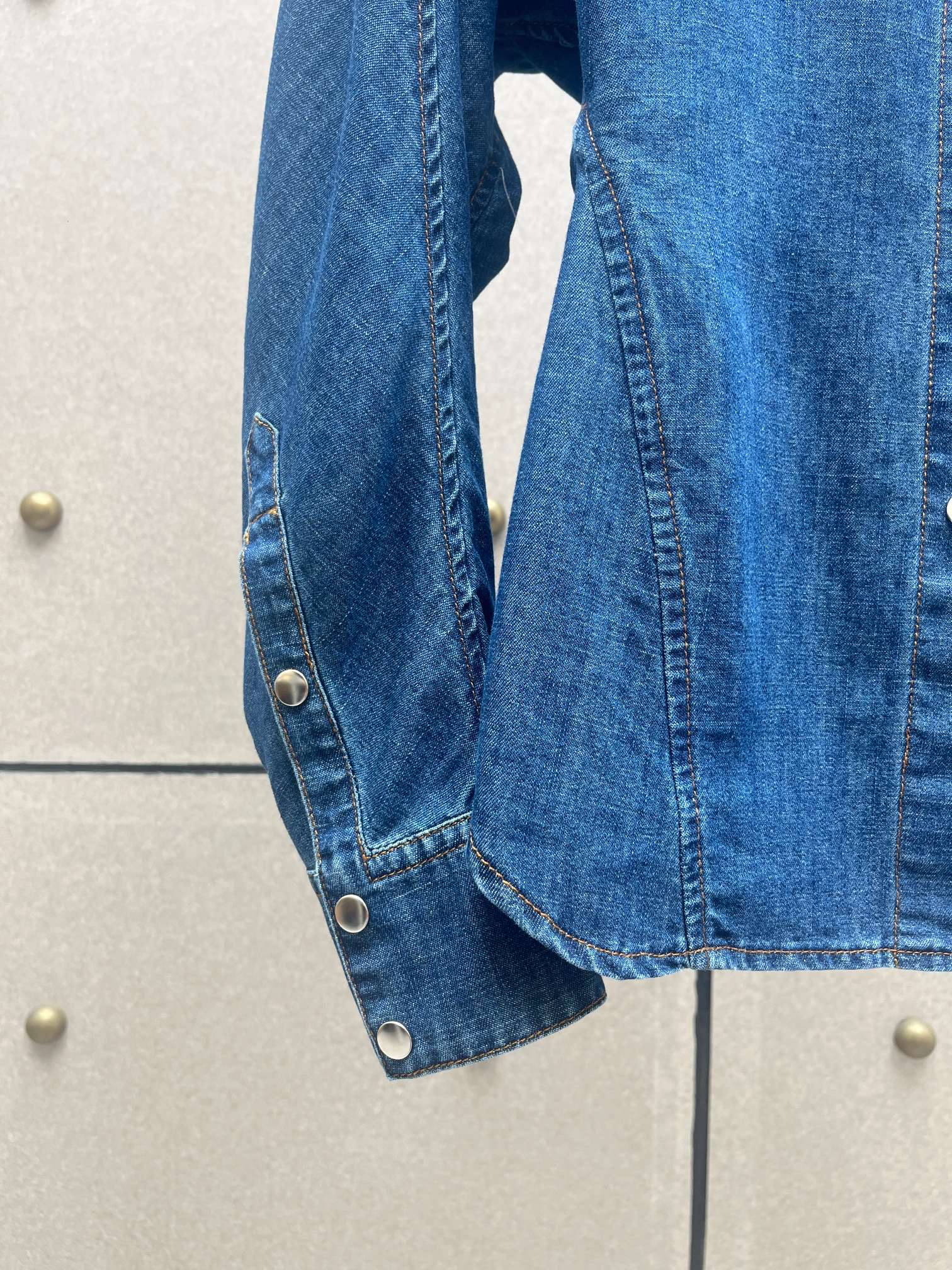 ❤️alai 洗水牛仔衬衫上衣！棉 SML