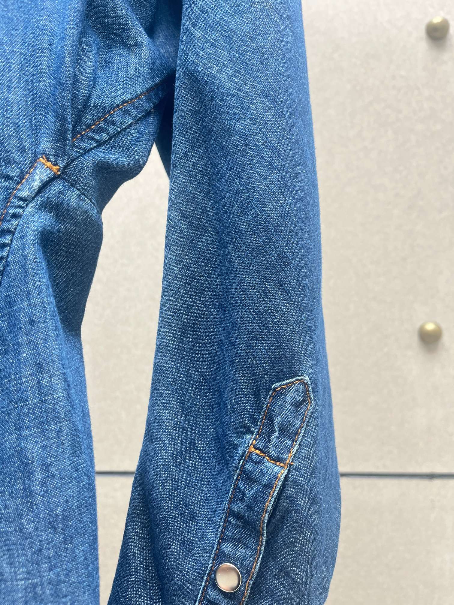 ❤️alai 洗水牛仔衬衫上衣！棉 SML