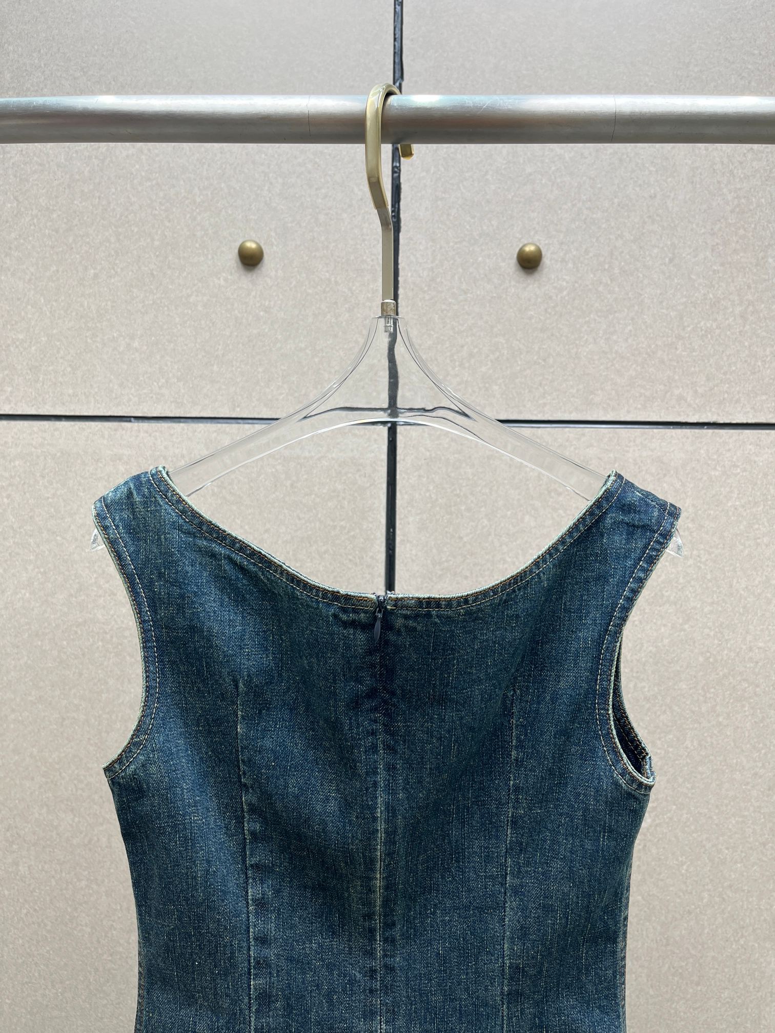 ❤️ magda 早秋牛仔修身连衣裙！棉 SML