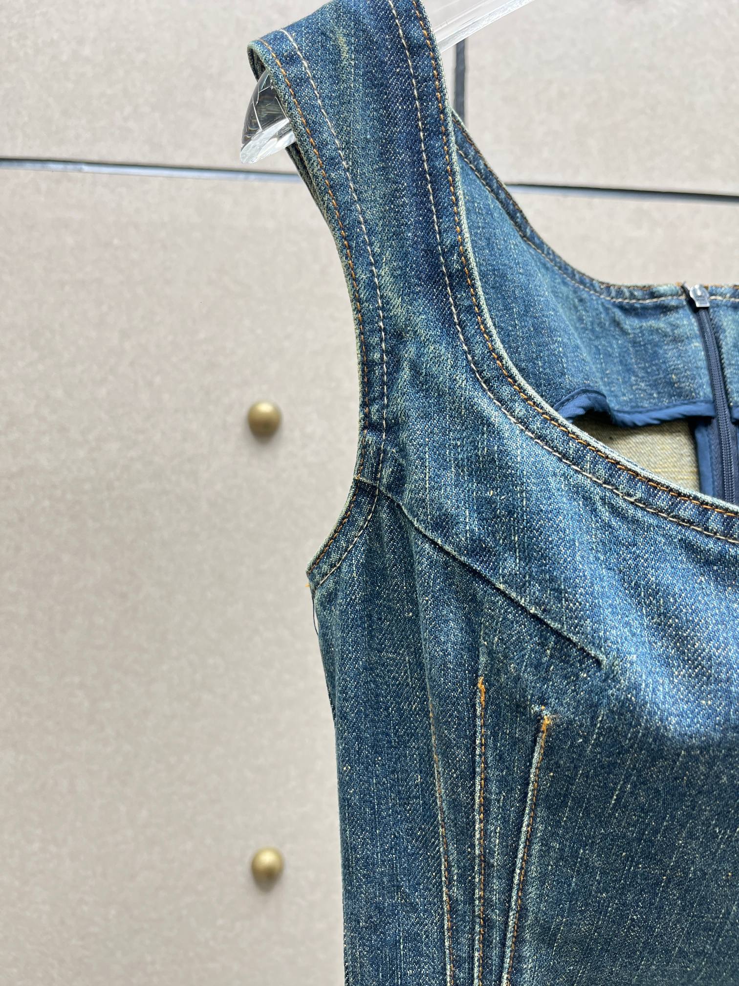 ❤️ magda 早秋牛仔修身连衣裙！棉 SML