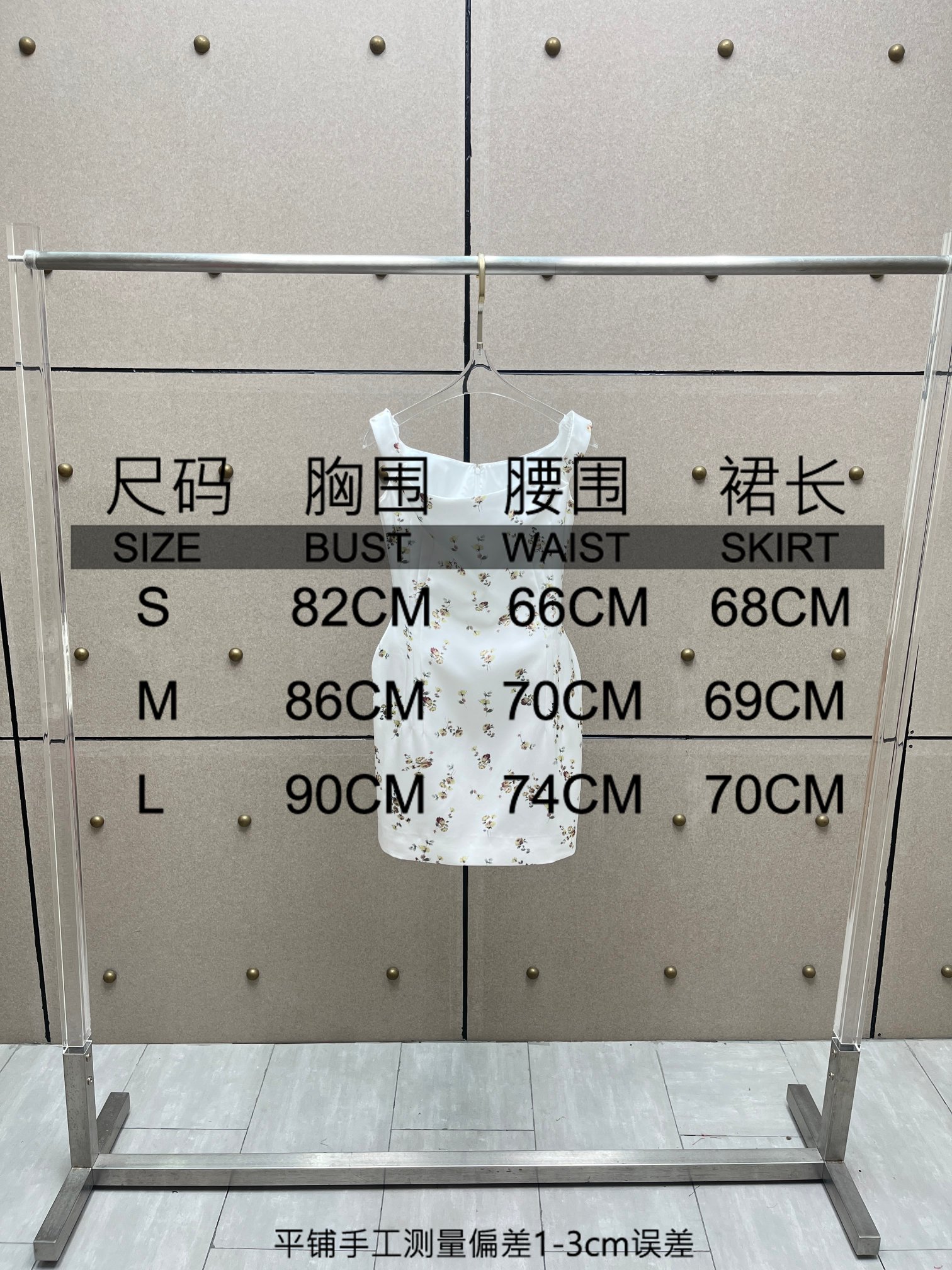 ❤️magda 缎面印花露肩小礼服连衣裙！SML
