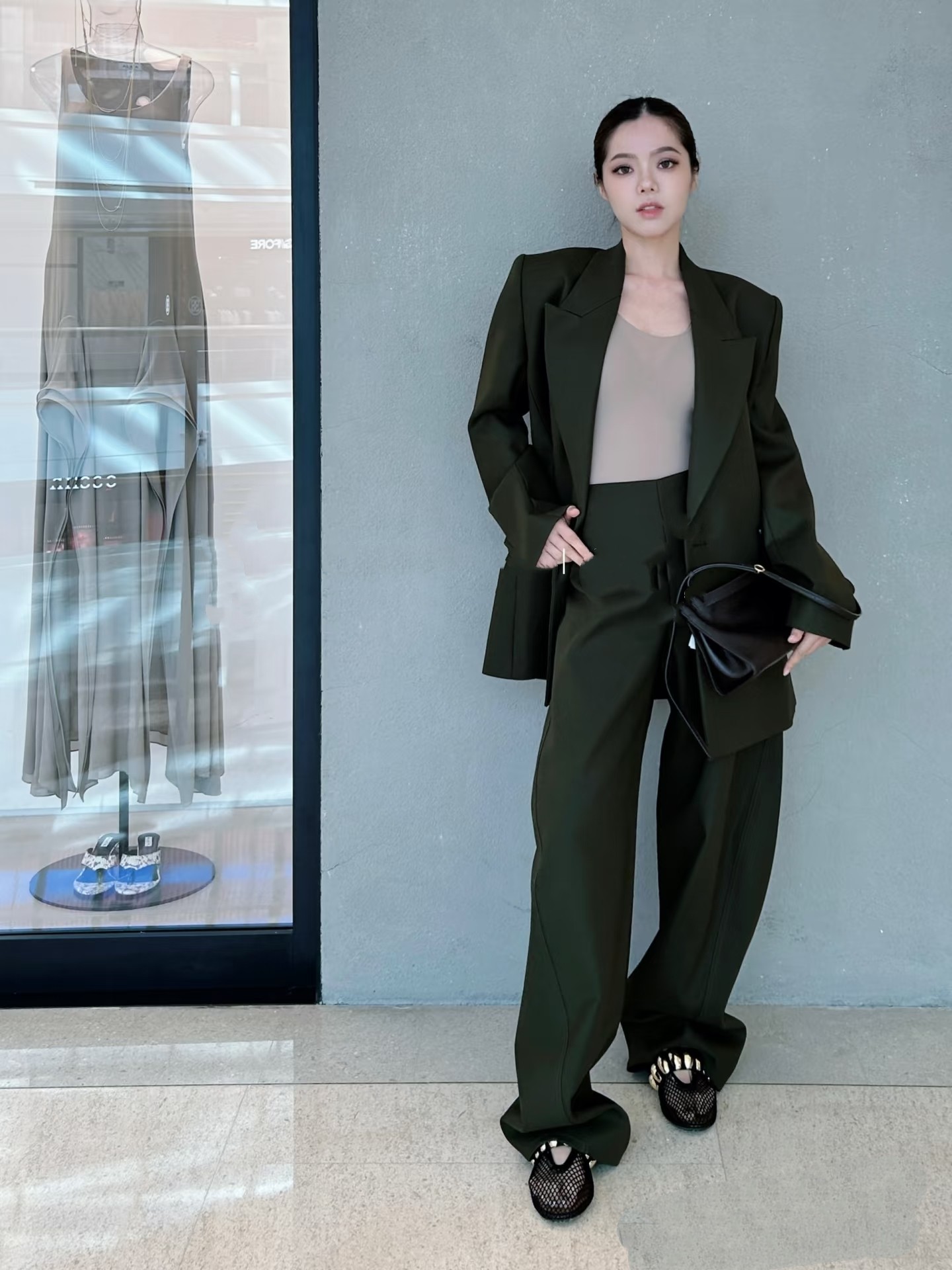 NO:496810,alai double-breasted suit!  SML, alaia, business suit, alexander wang19860909alai 双排扣西装！SML,,alaia,business suit,alexander wang,Women's clothing