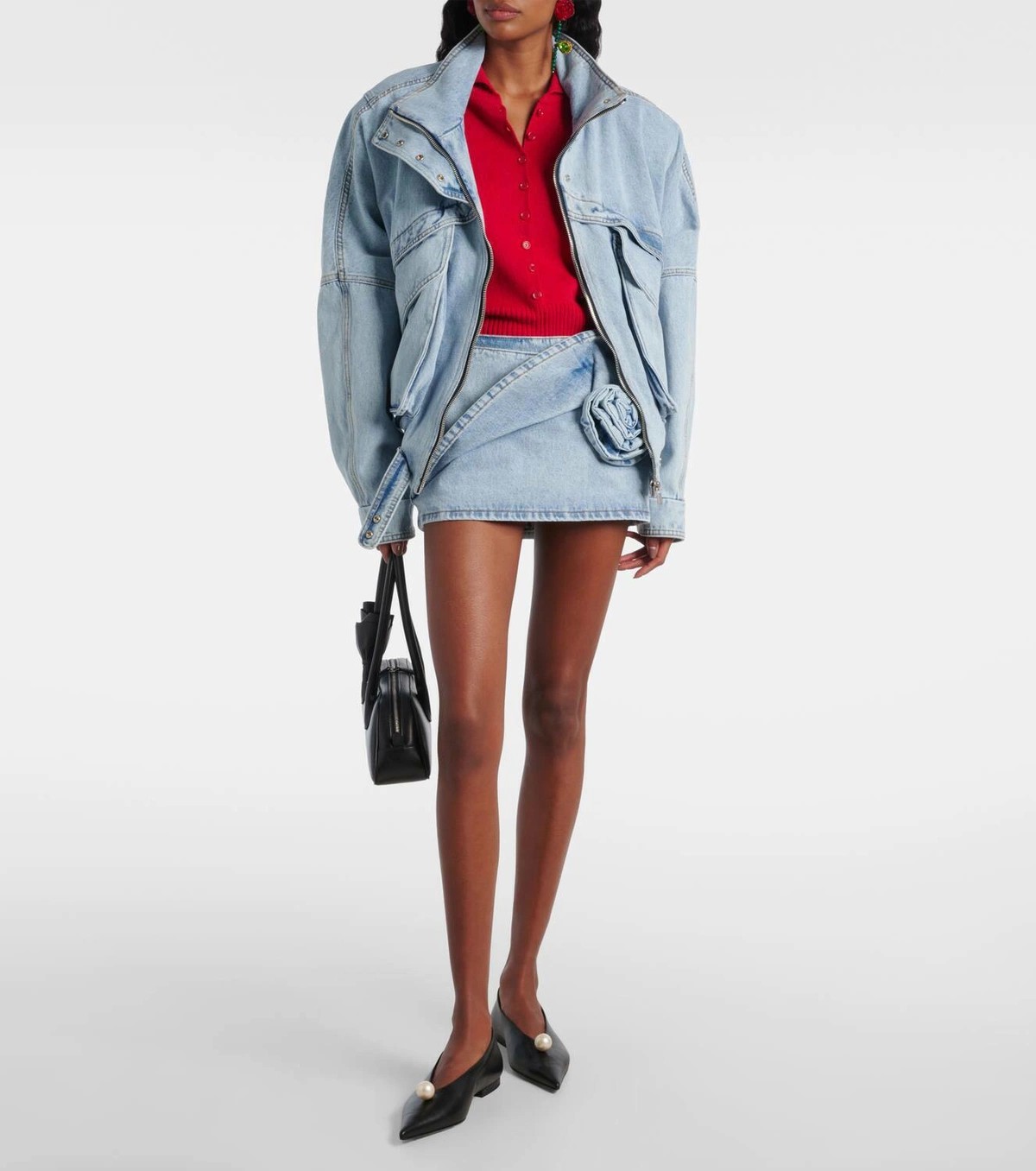 ❤️magda 大口袋牛仔夹克外套！棉 SML 