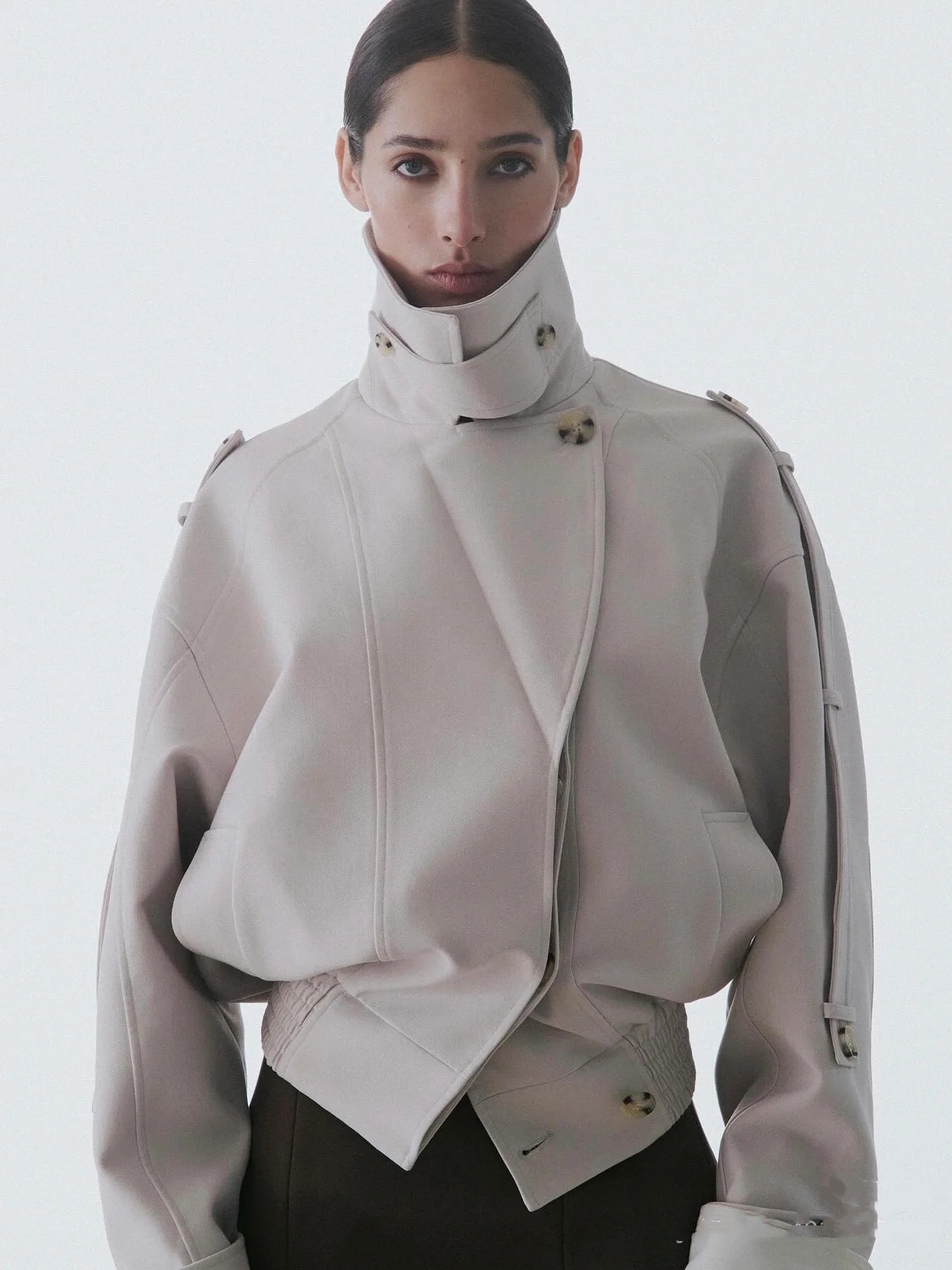 NO:485855,Neat pilot windbreaker jacket!  SML, Jackets & coats,alexander wang19860909利落飞行员风衣夹克！SML,,jackets & coats,alexander wang,Women's clothing