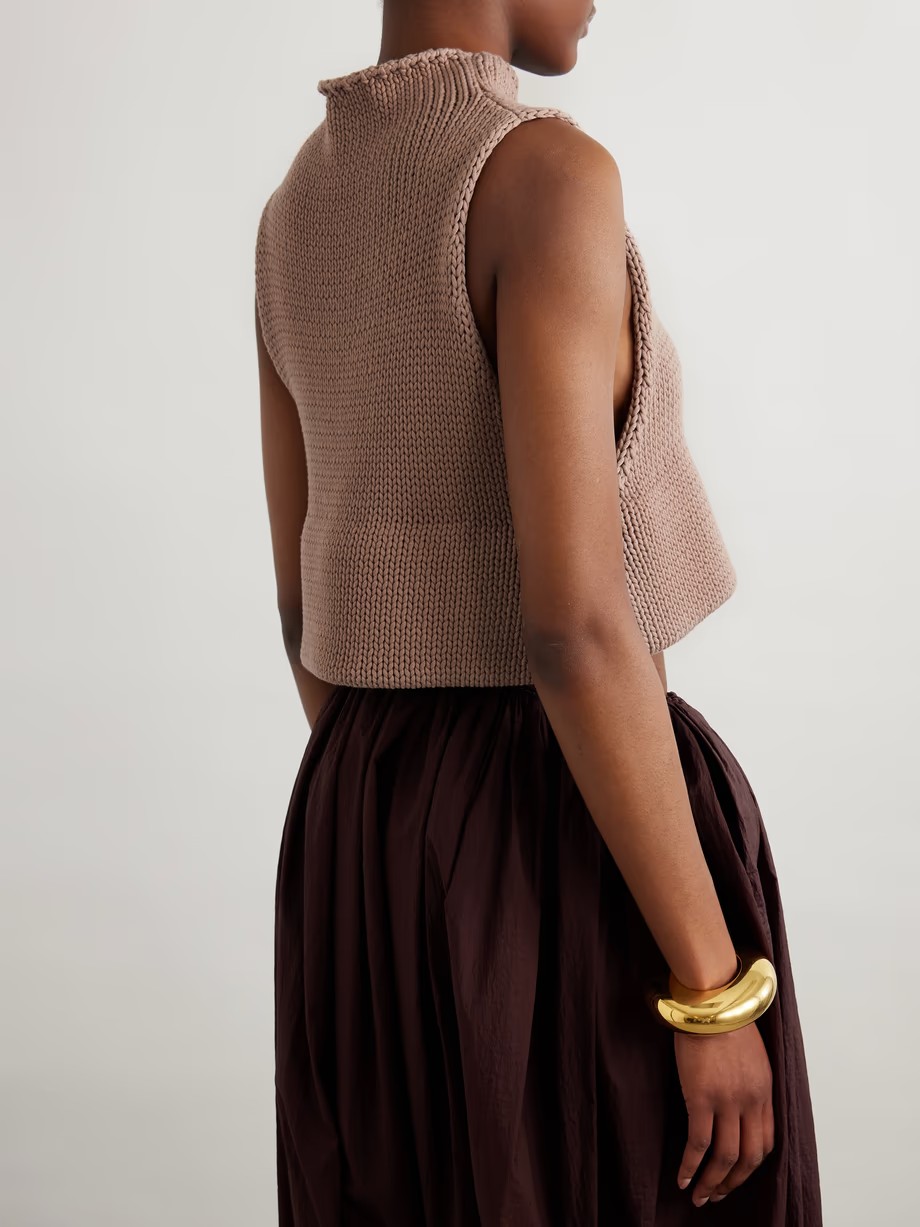 ❤️alai 定制染色纱线廓形针织上衣！两色 SML 