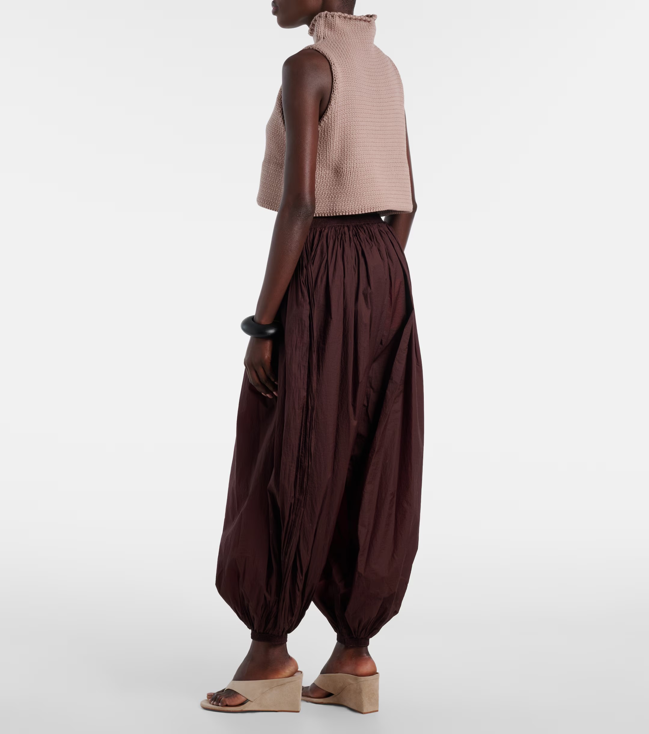 ❤️alai 定制染色纱线廓形针织上衣！两色 SML 