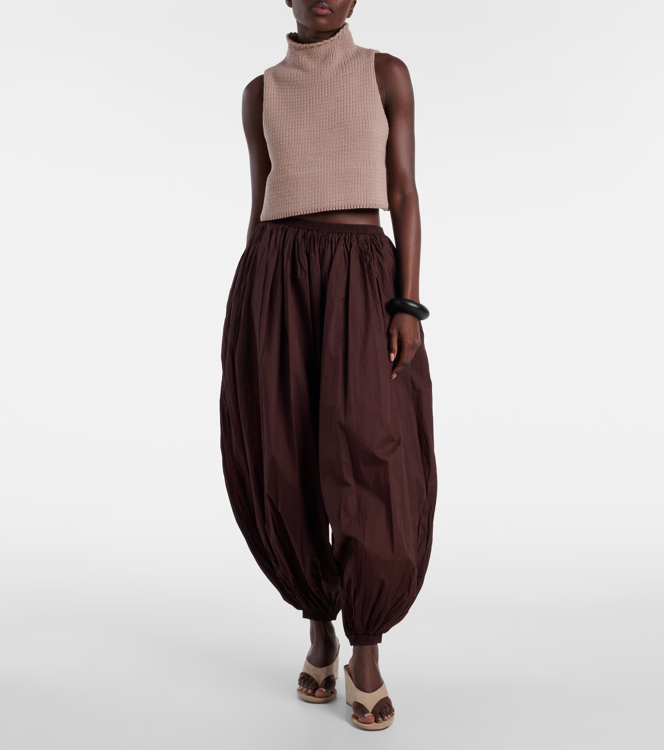 ❤️alai 定制染色纱线廓形针织上衣！两色 SML 