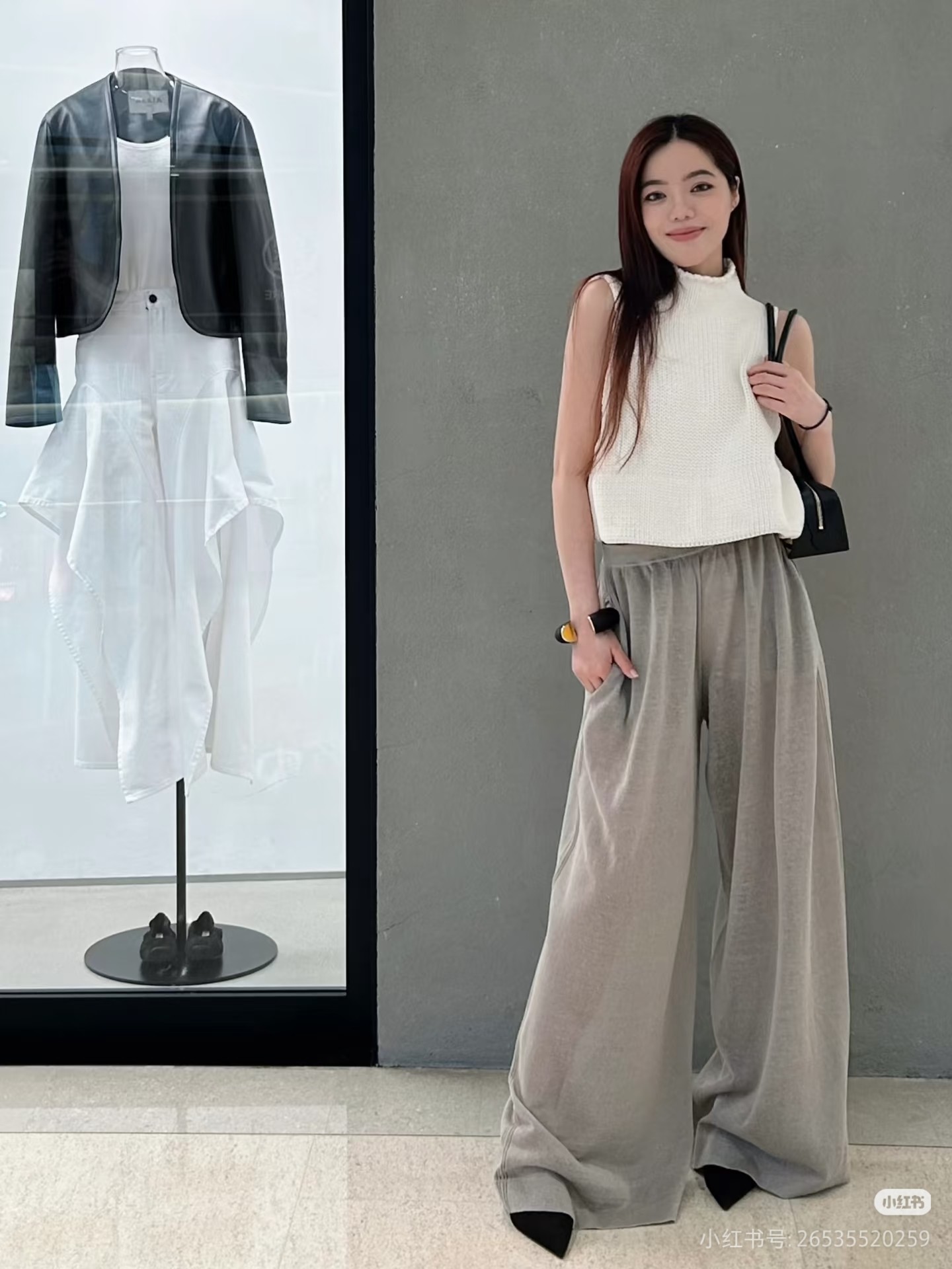 ❤️alai 定制染色纱线廓形针织上衣！两色 SML