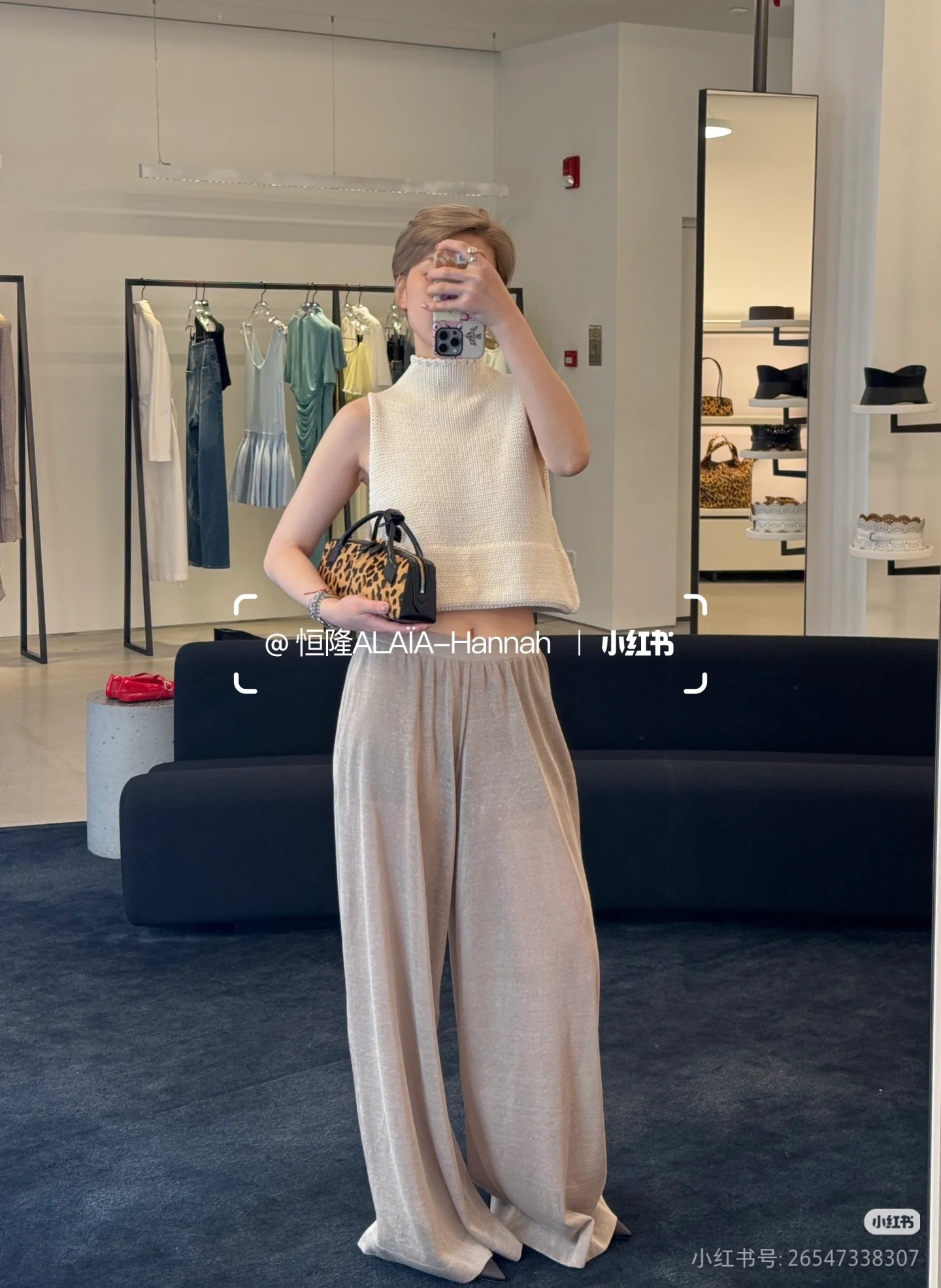 ❤️alai 定制染色纱线廓形针织上衣！两色 SML