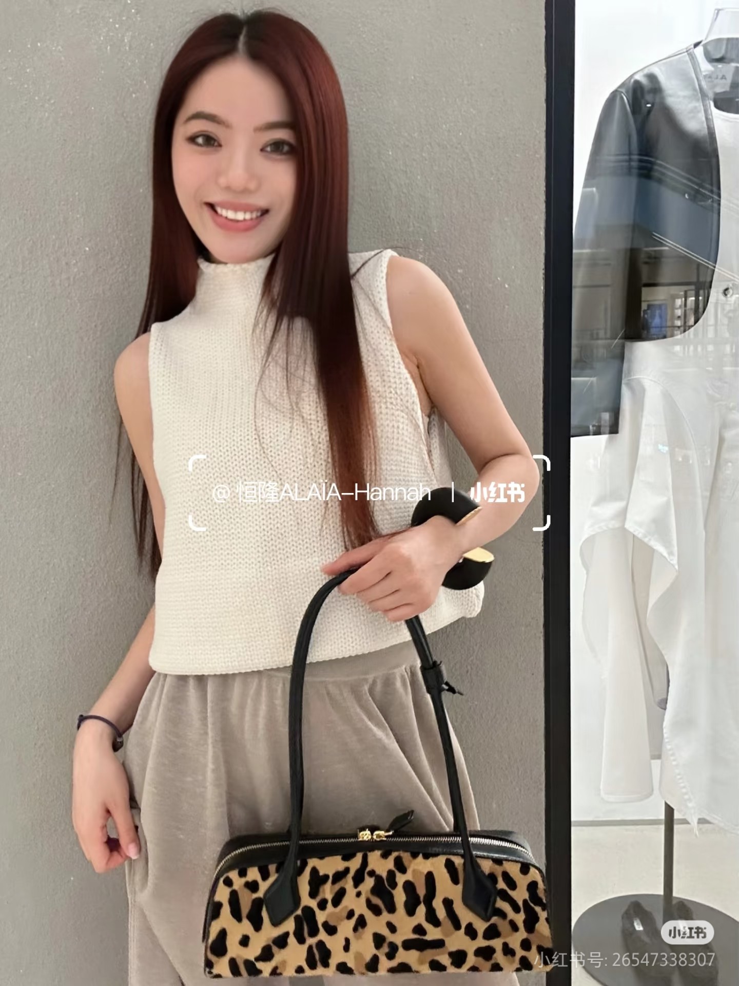 ❤️alai 定制染色纱线廓形针织上衣！两色 SML