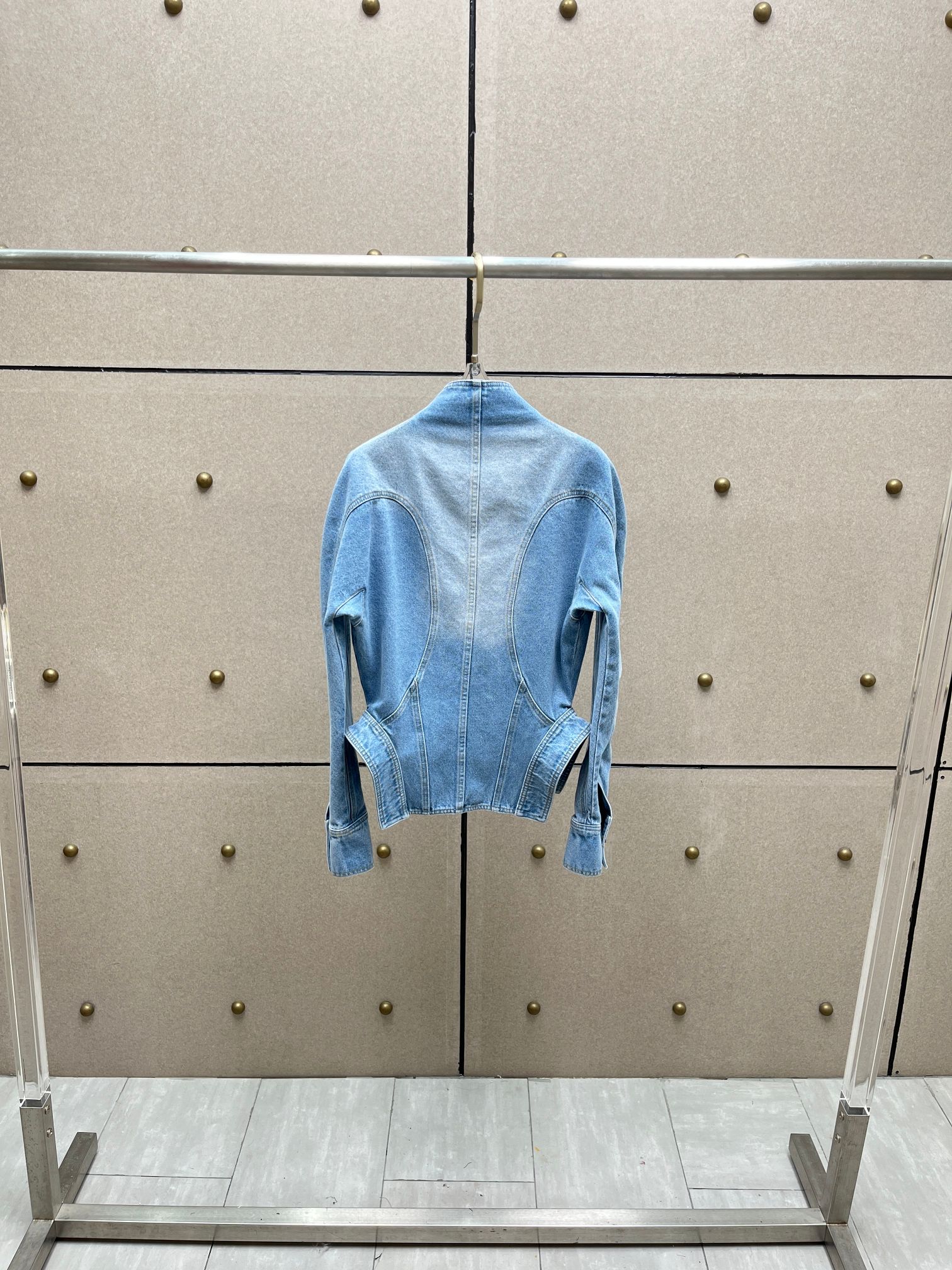 ❤️mugl 拼块牛仔夹克外套！棉 两色 SML
