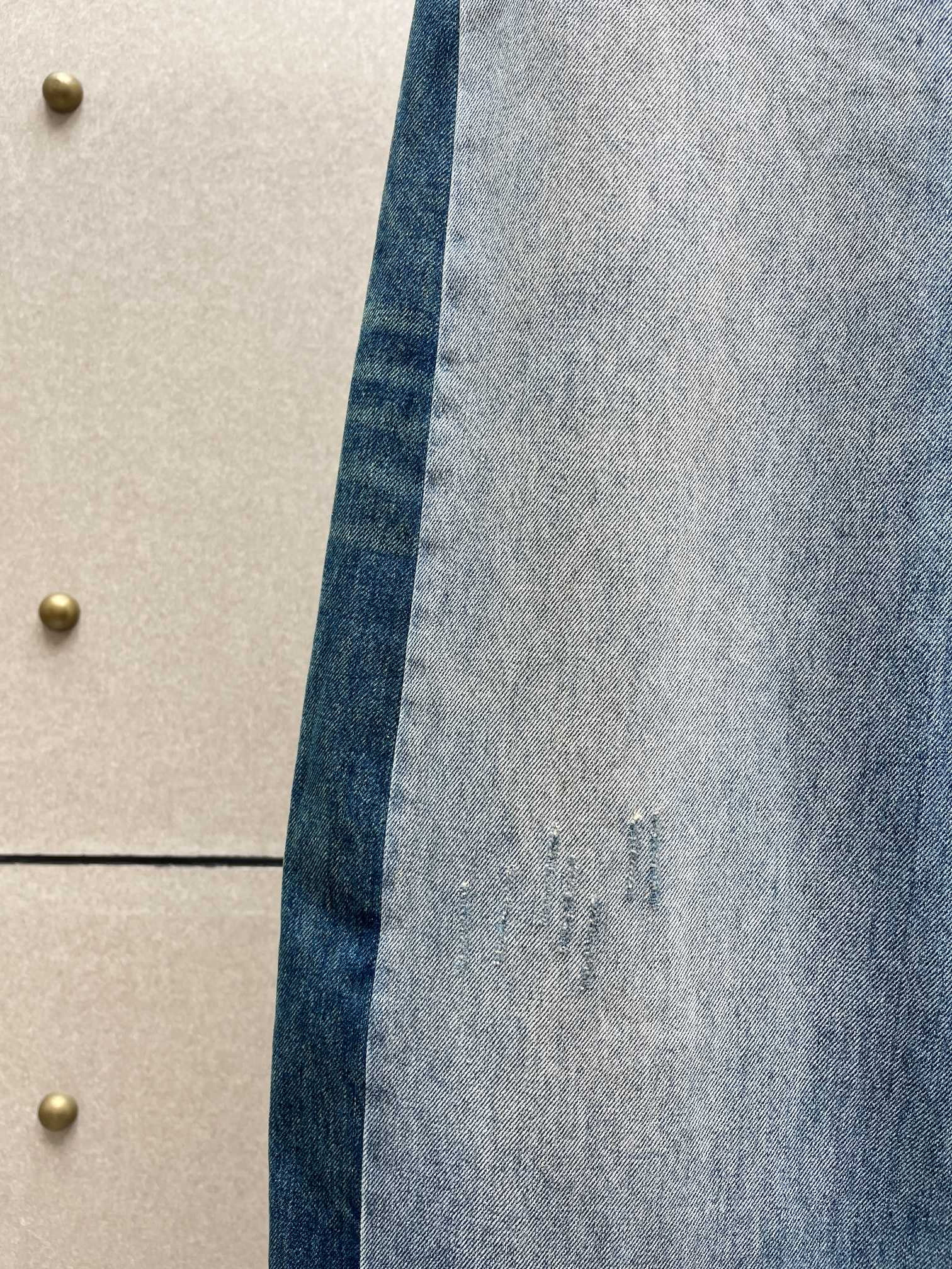 ❤️撞色宽松牛仔裤！棉 SML