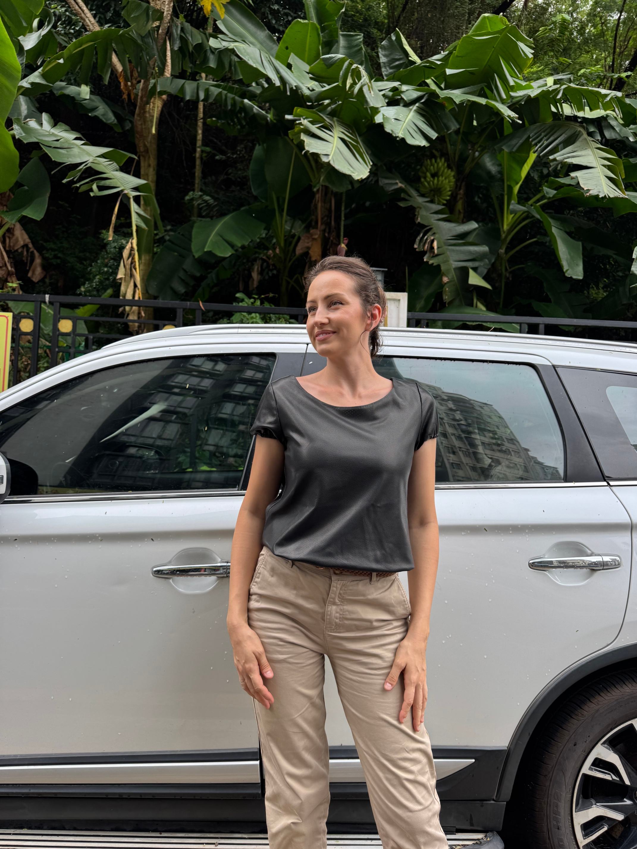 ❤️柔软羊皮上衣！透气孔羊皮 SML