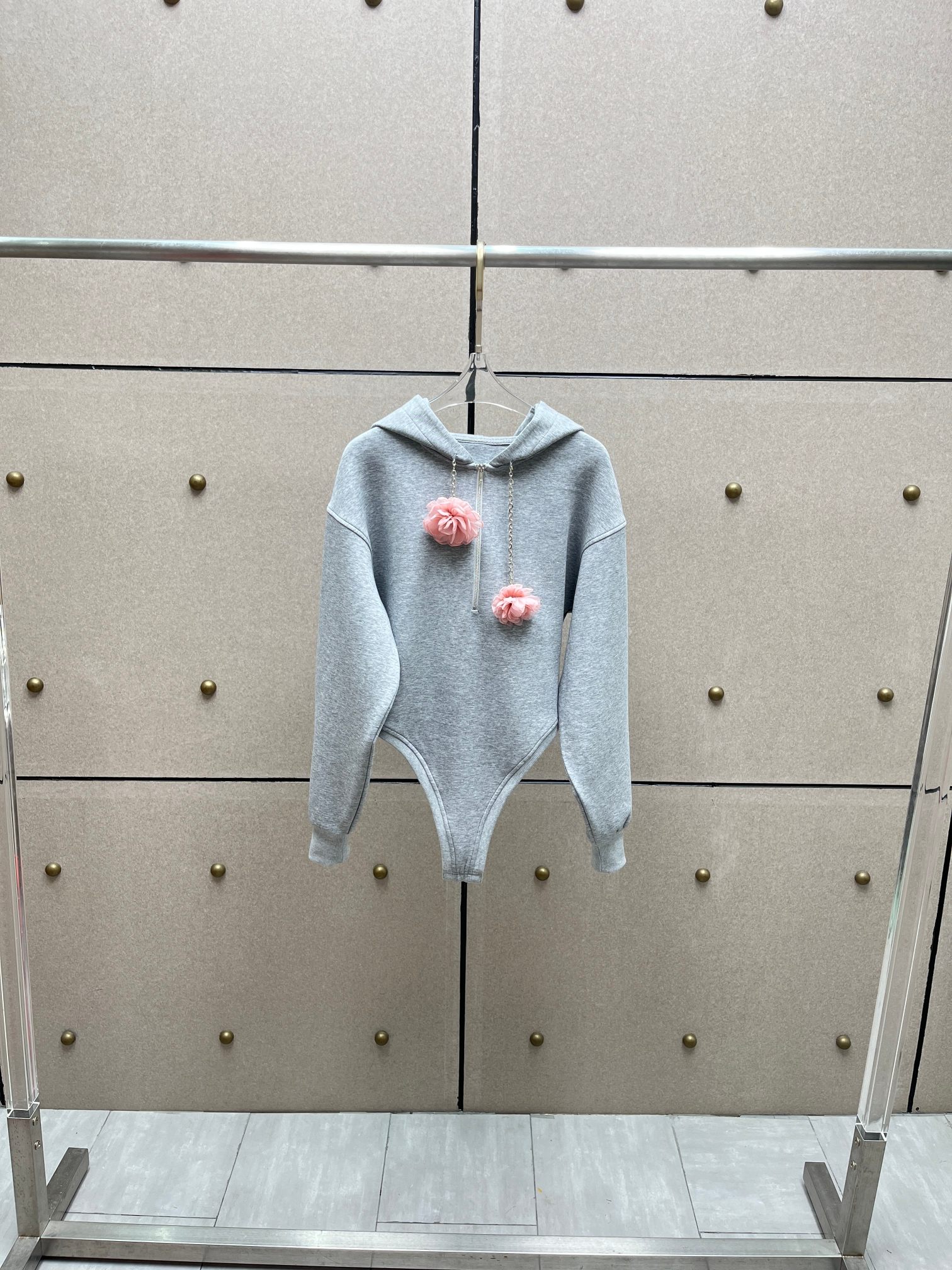 ❤️链条花饰连体卫衣！棉 SML