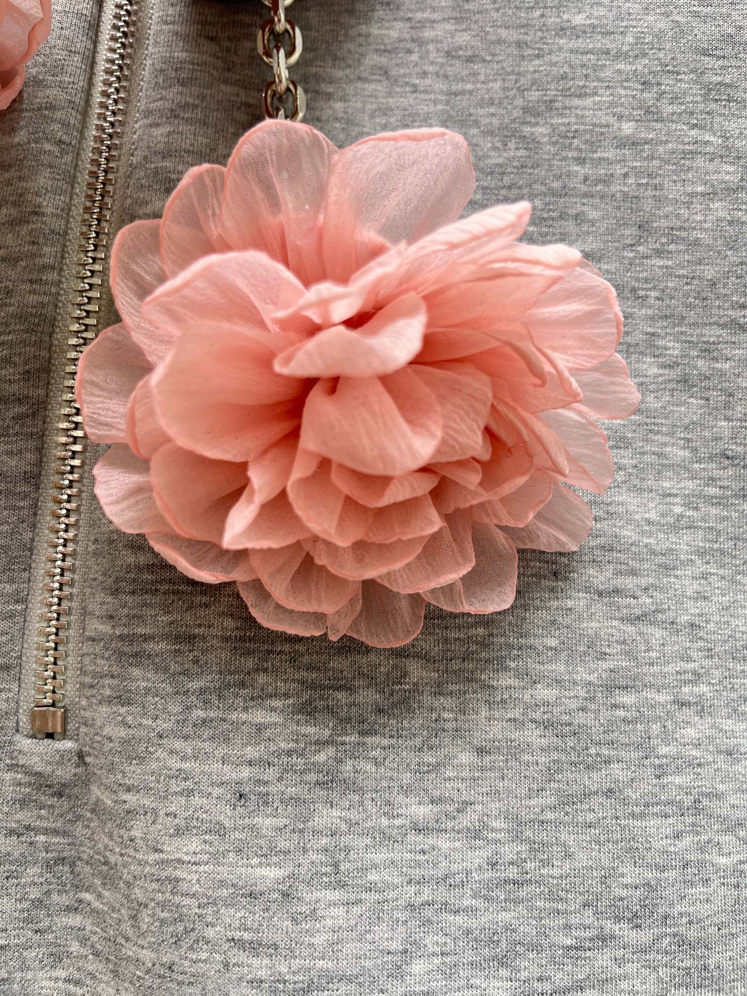 ❤️链条花饰连体卫衣！棉 SML