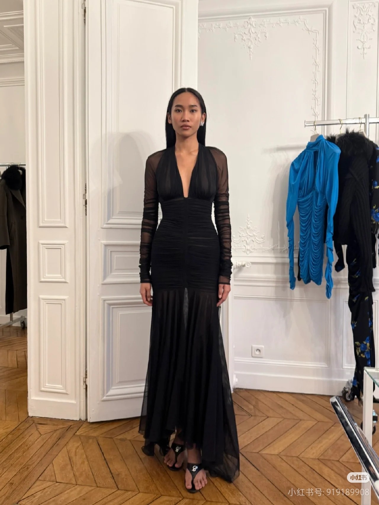 ❤️blum 收褶连衣裙！SML