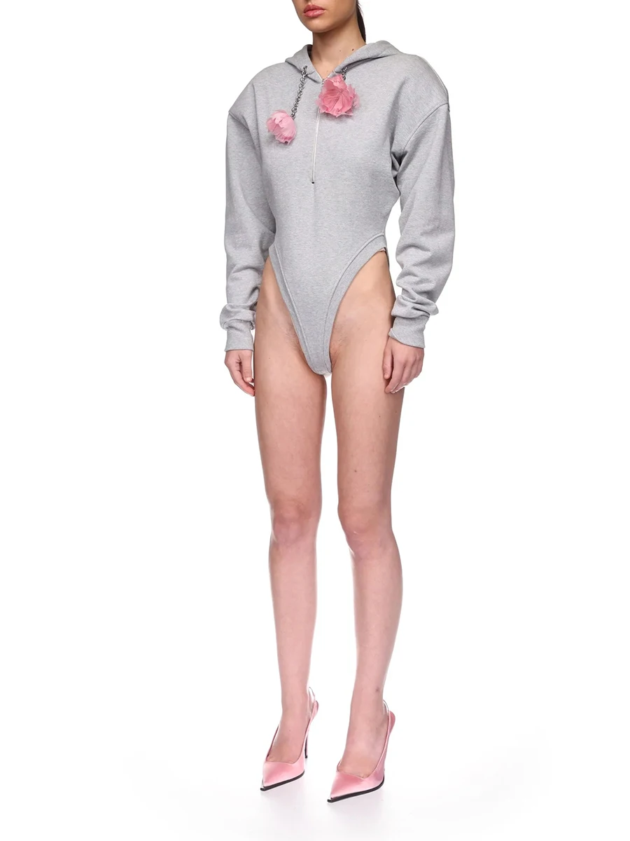 ❤️链条花饰连体卫衣！棉 SML