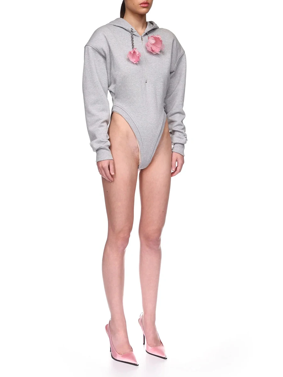 ❤️链条花饰连体卫衣！棉 SML