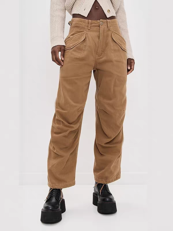 ❤️定制染色洗水工装裤！棉 SML