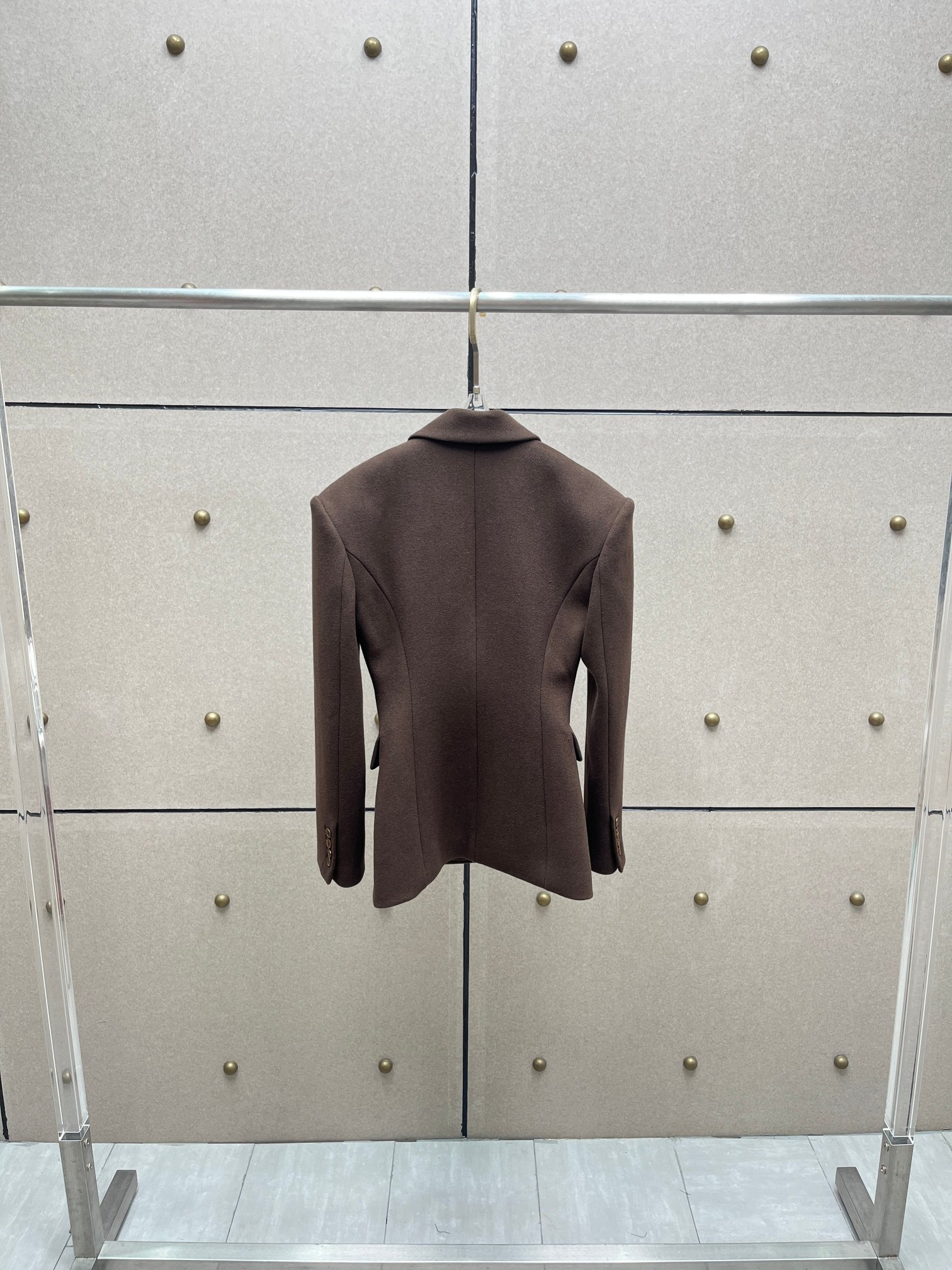 ❤️巧克力色羊毛呢西装外套！羊毛 SML