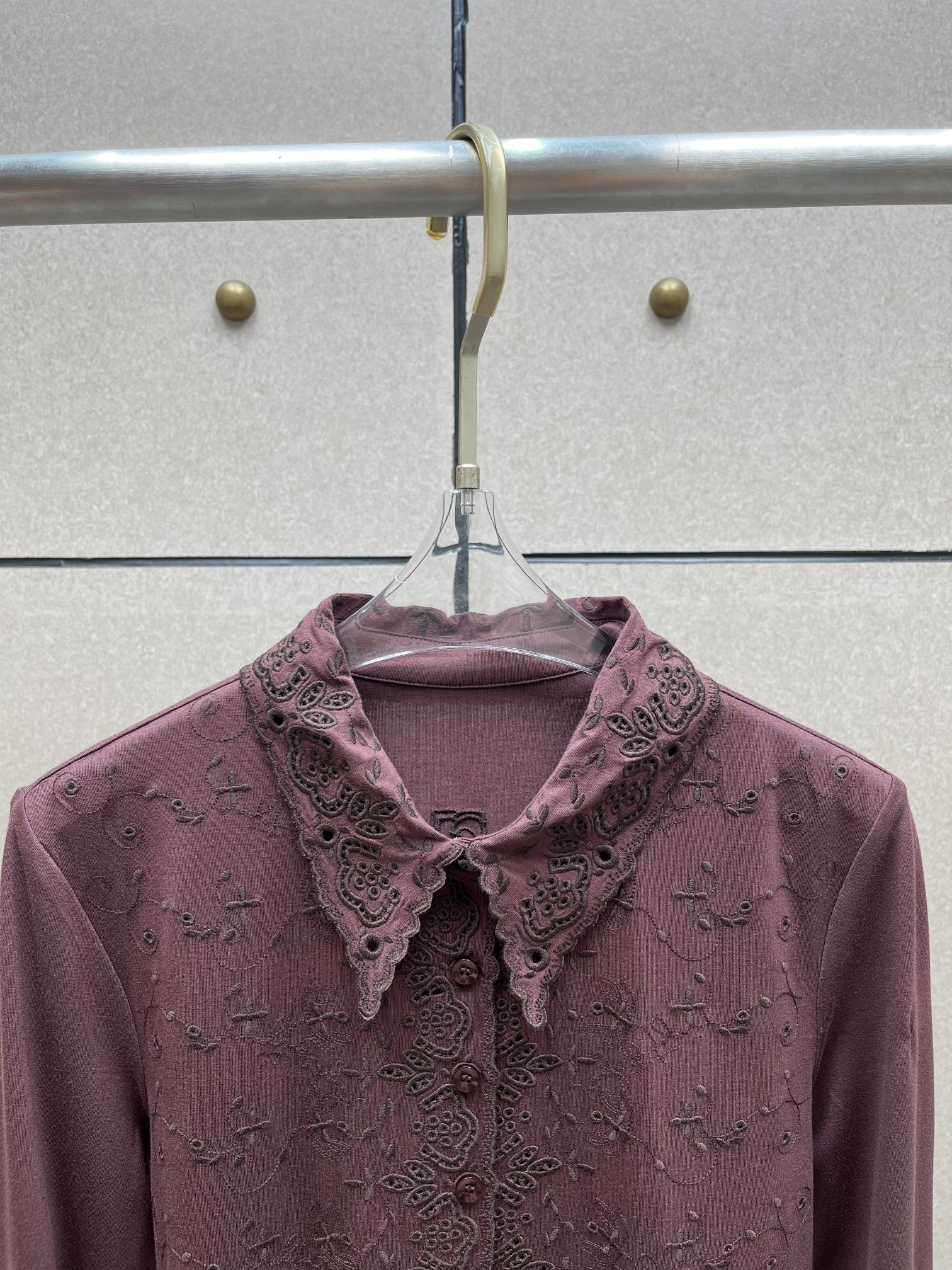 ❤️magda 翻领刺绣连体衣！三色 SML