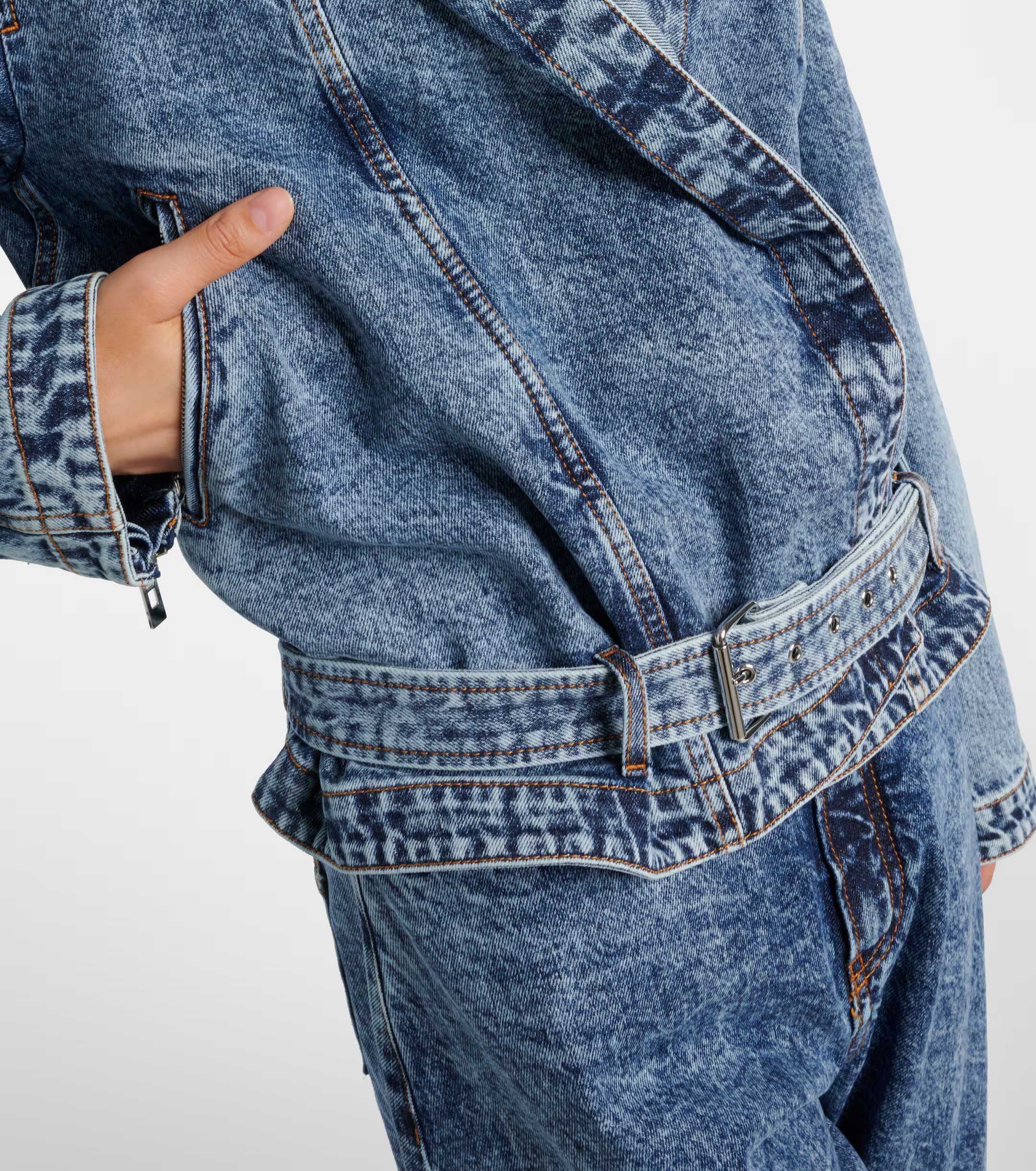 ❤️alai 连帽牛仔夹克外套！棉 SML