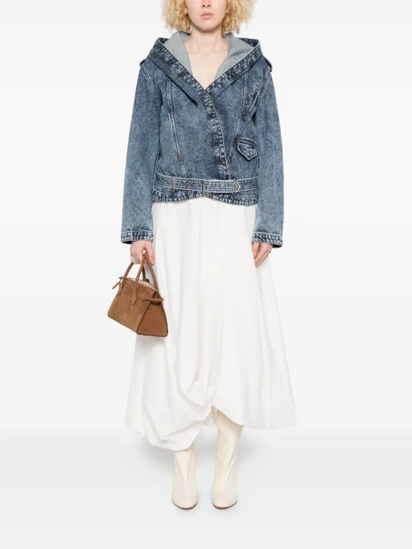 ❤️alai 连帽牛仔夹克外套！棉 SML