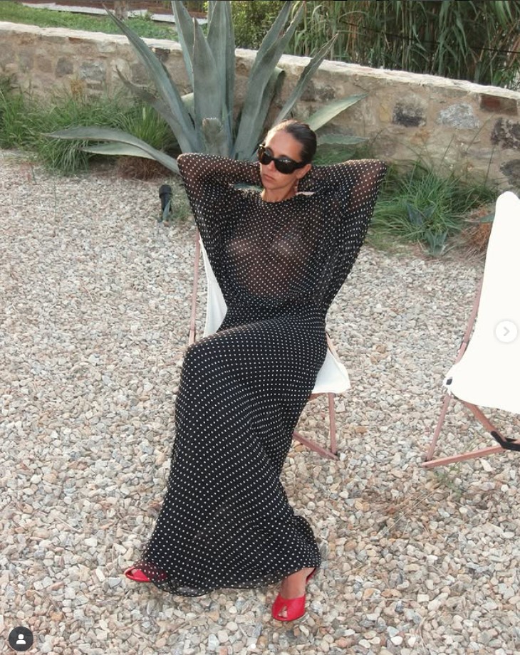 ❤️圆点微透连衣裙！SML