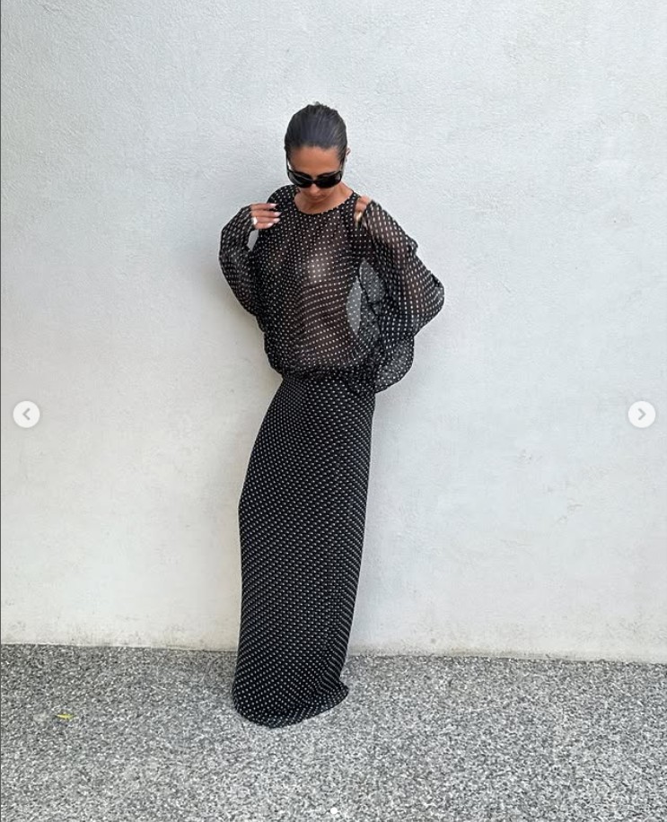 ❤️圆点微透连衣裙！SML