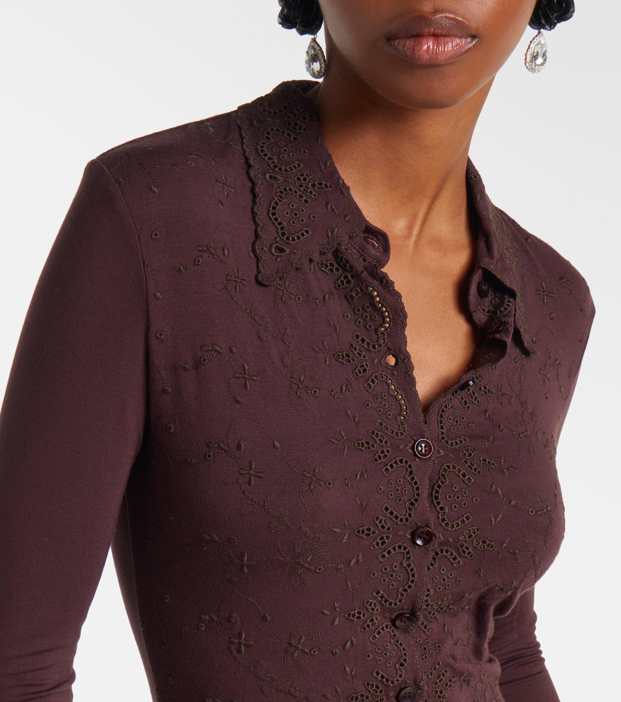 ❤️magda 翻领刺绣连体衣！三色 SML