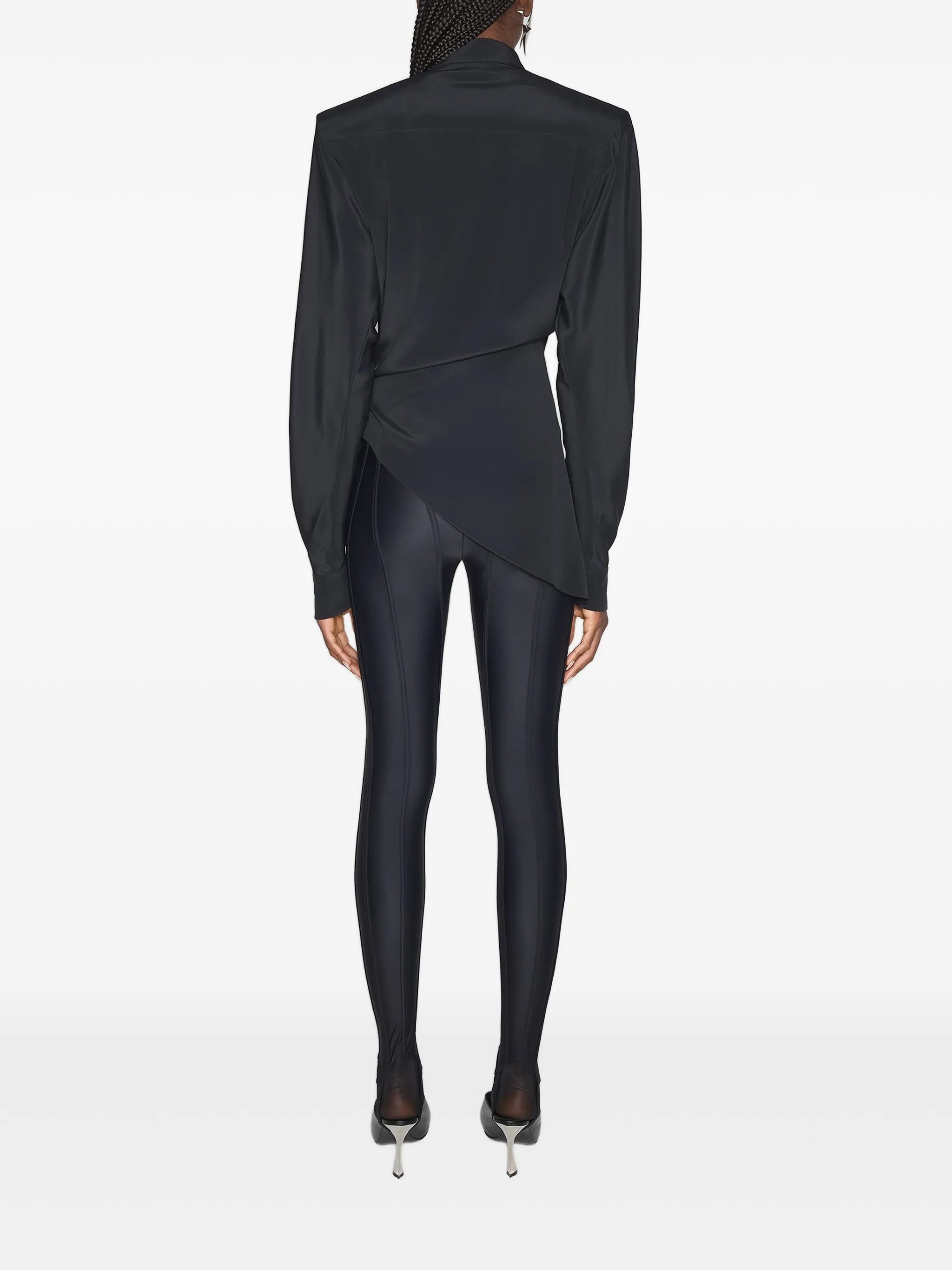 ❤️mugle 鱼骨踩脚修身裤！两色 SML