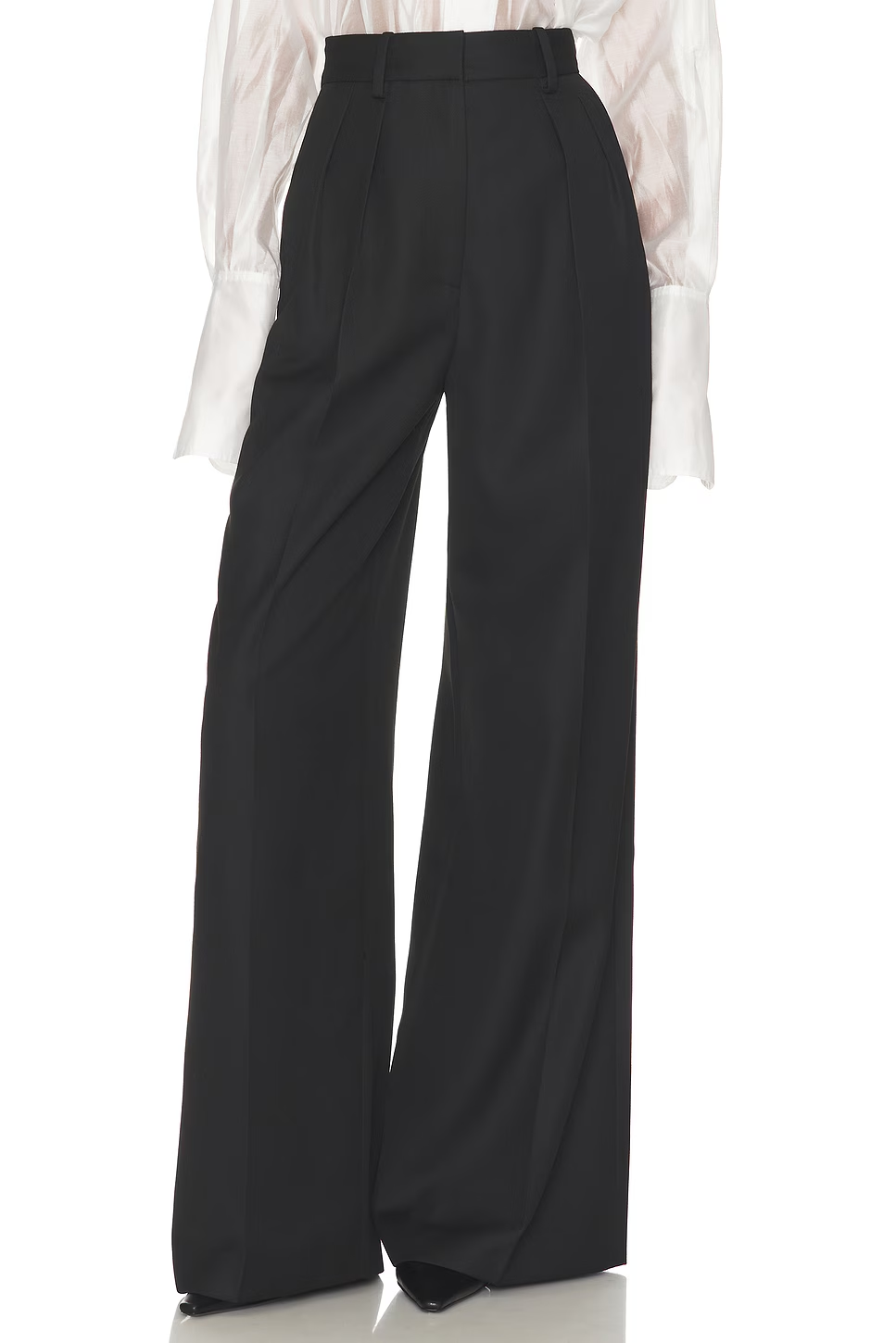 NO:586777,High waisted wide leg trousers!  SML,,alexander wang19860909高腰阔腿西裤！SML,,alexander wang,Women's clothing