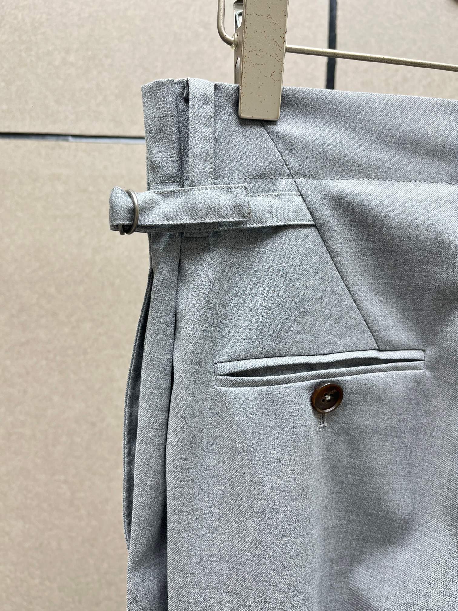 ❤️折脚高腰阔腿西裤！SML