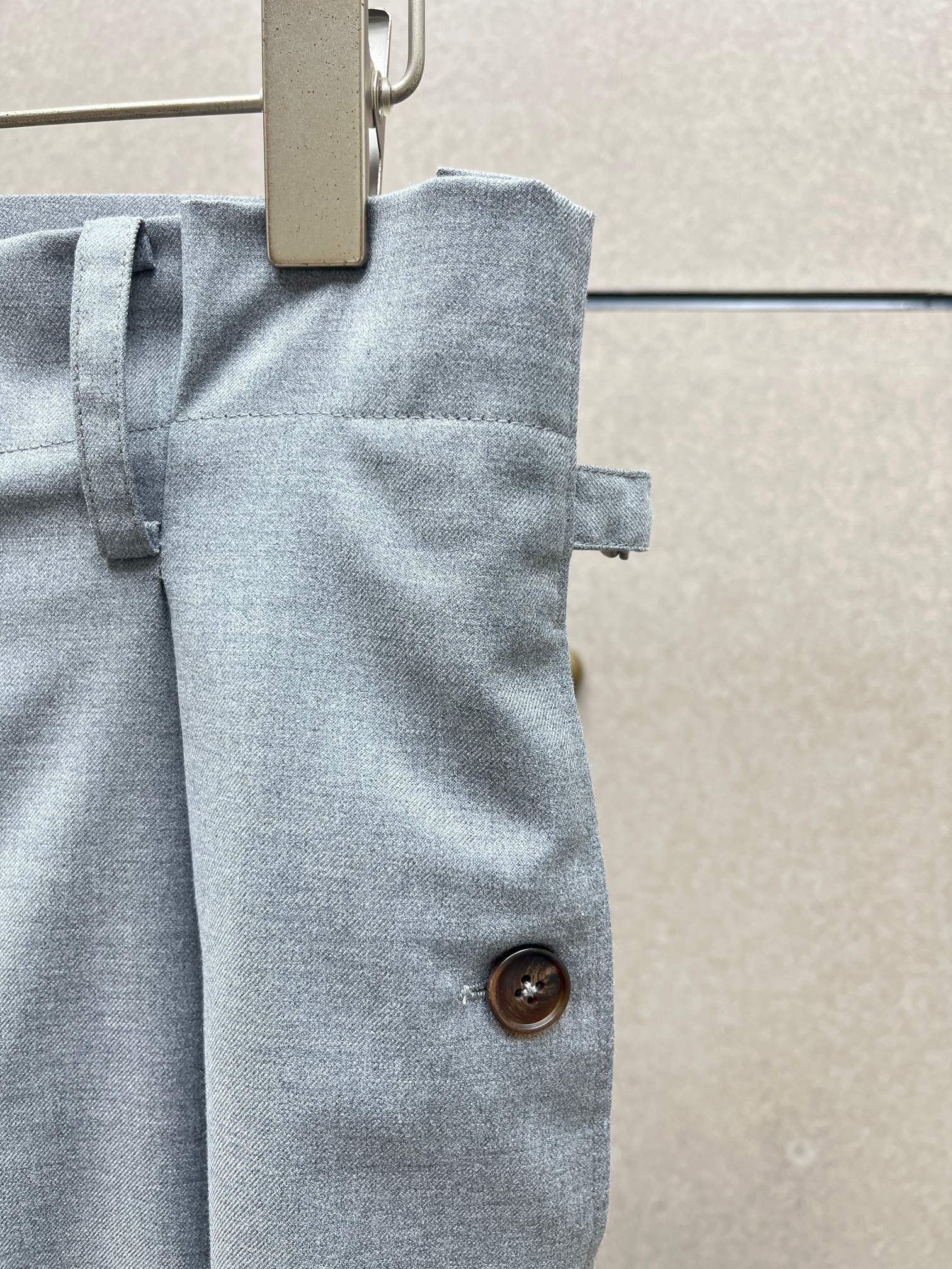 ❤️折脚高腰阔腿西裤！SML