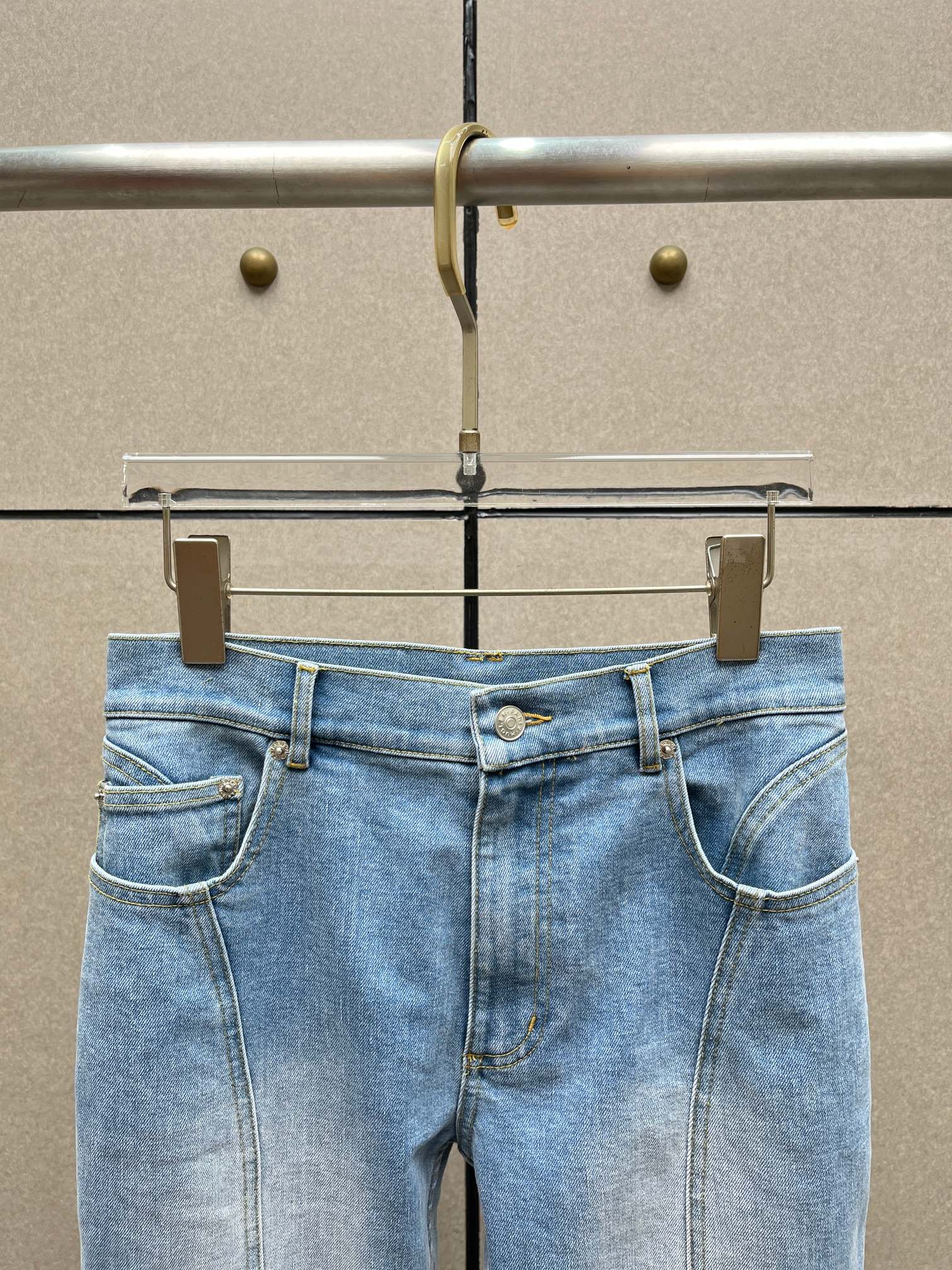 ❤️mugl 扣环装饰牛仔裤！棉 SML