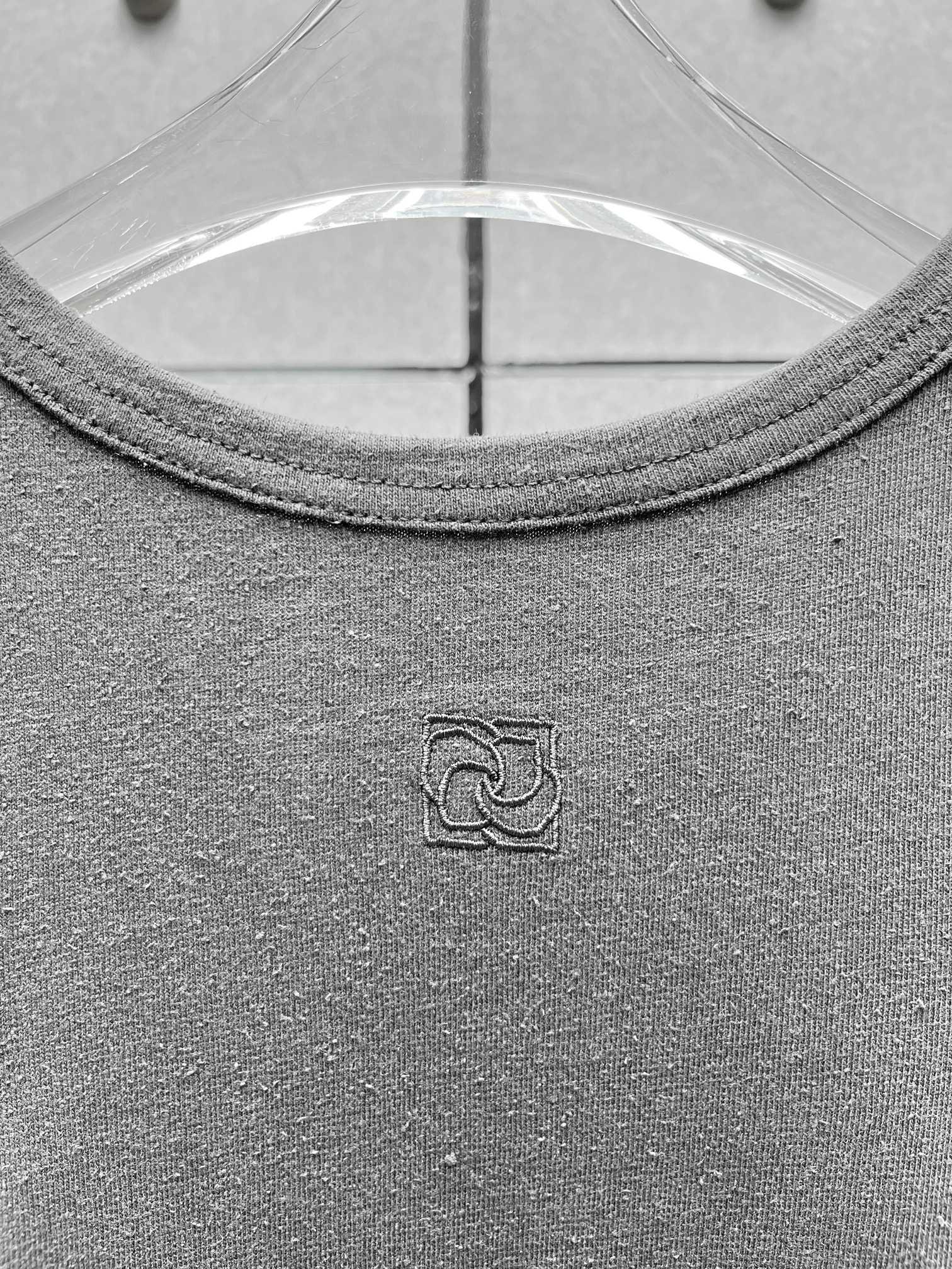 ♥️打结纽花背心！蚕丝亚麻混纺，染色洗水做旧效果 SML