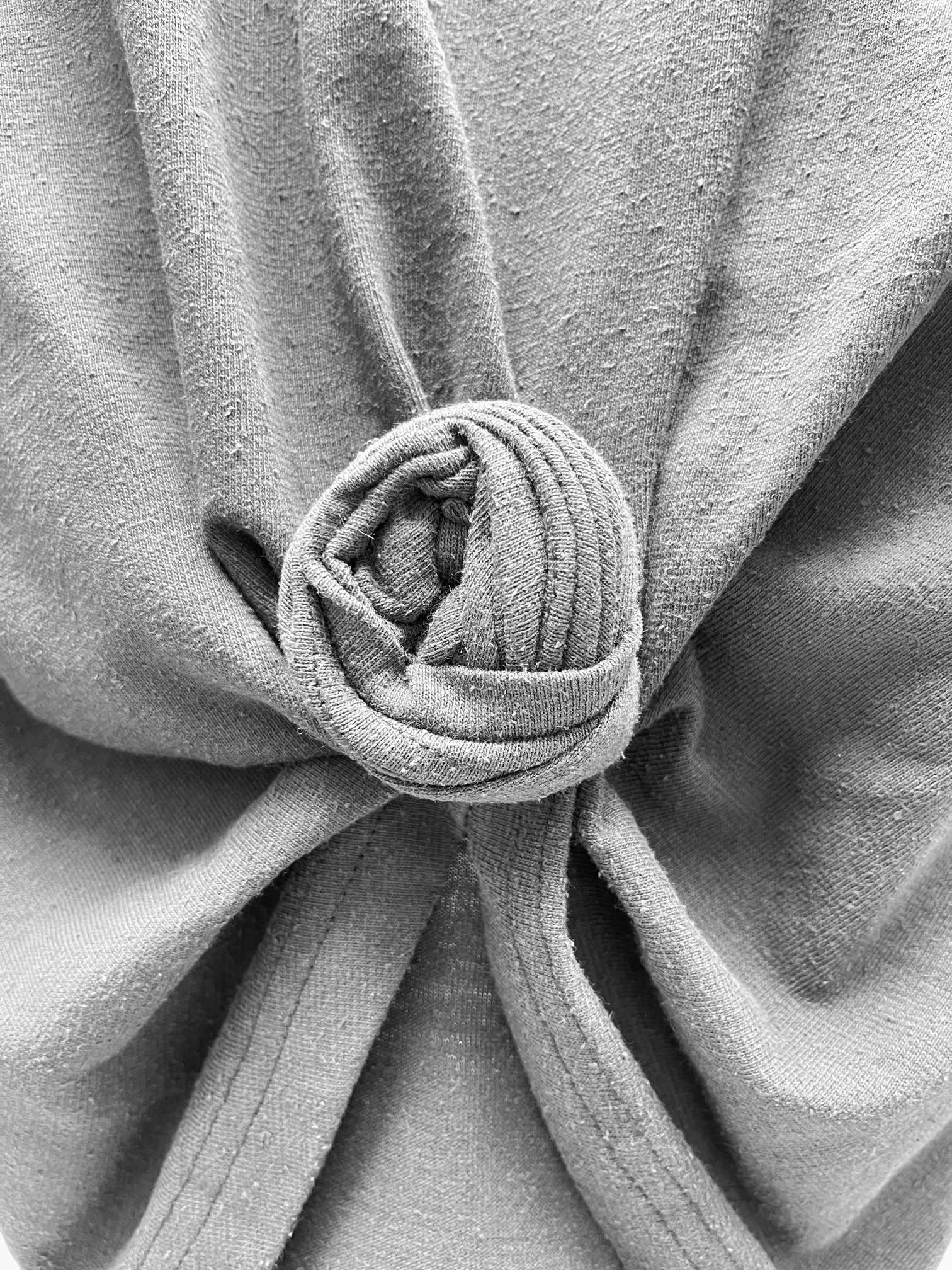 ♥️打结纽花背心！蚕丝亚麻混纺，染色洗水做旧效果 SML