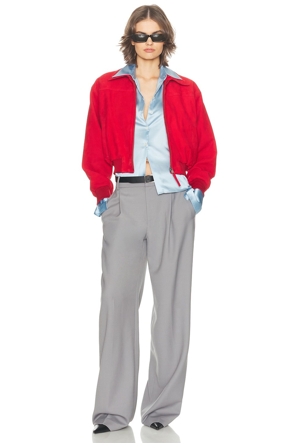 ❤️仿麂皮绒飞行员夹克外套！SML