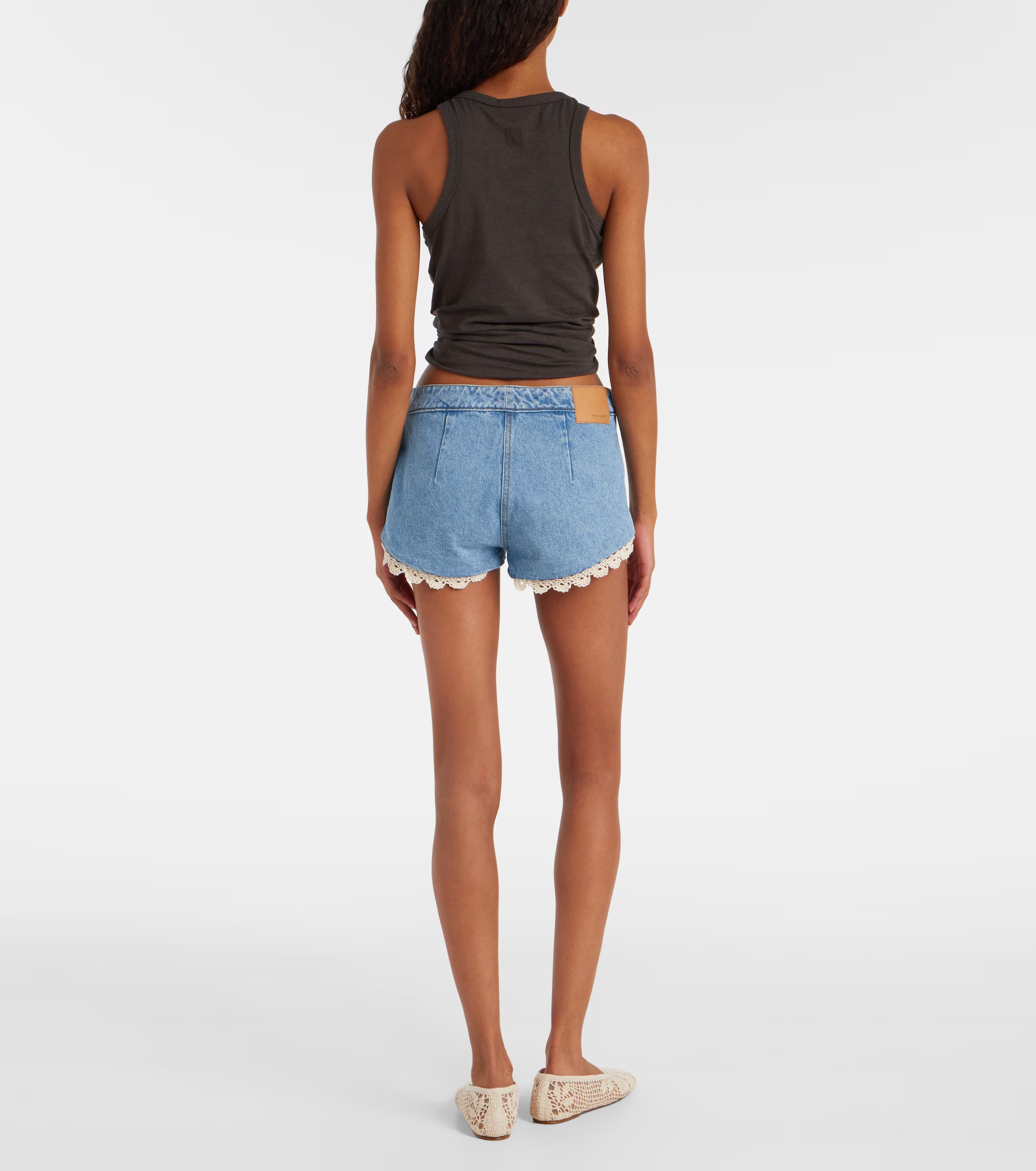 ♥️打结纽花背心！蚕丝亚麻混纺，染色洗水做旧效果 SML