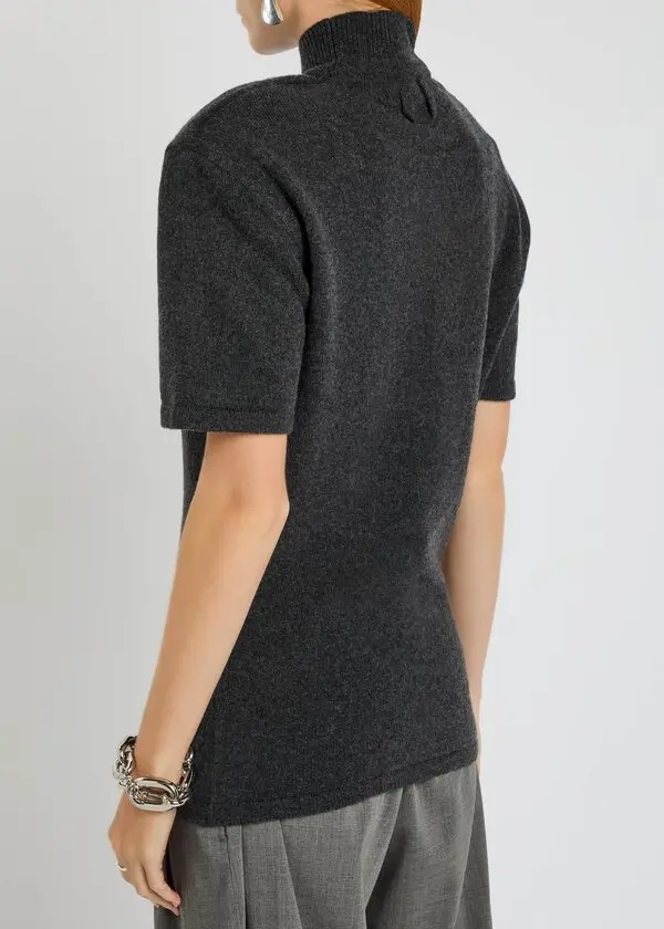 ❤️jac 暖融融羊毛垫肩针织上衣！100％羊毛 两色 SML