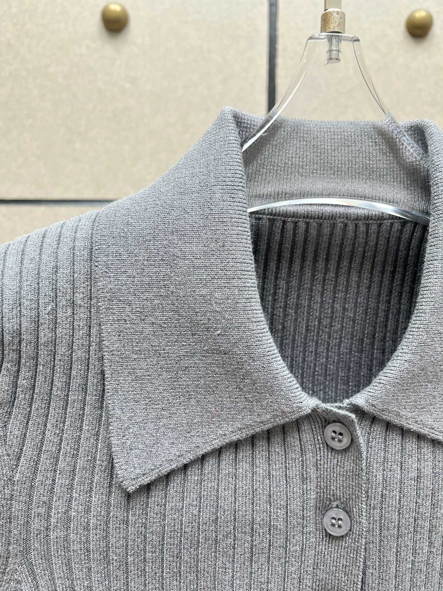 ❤️针织翻领连体衣！两色 SML